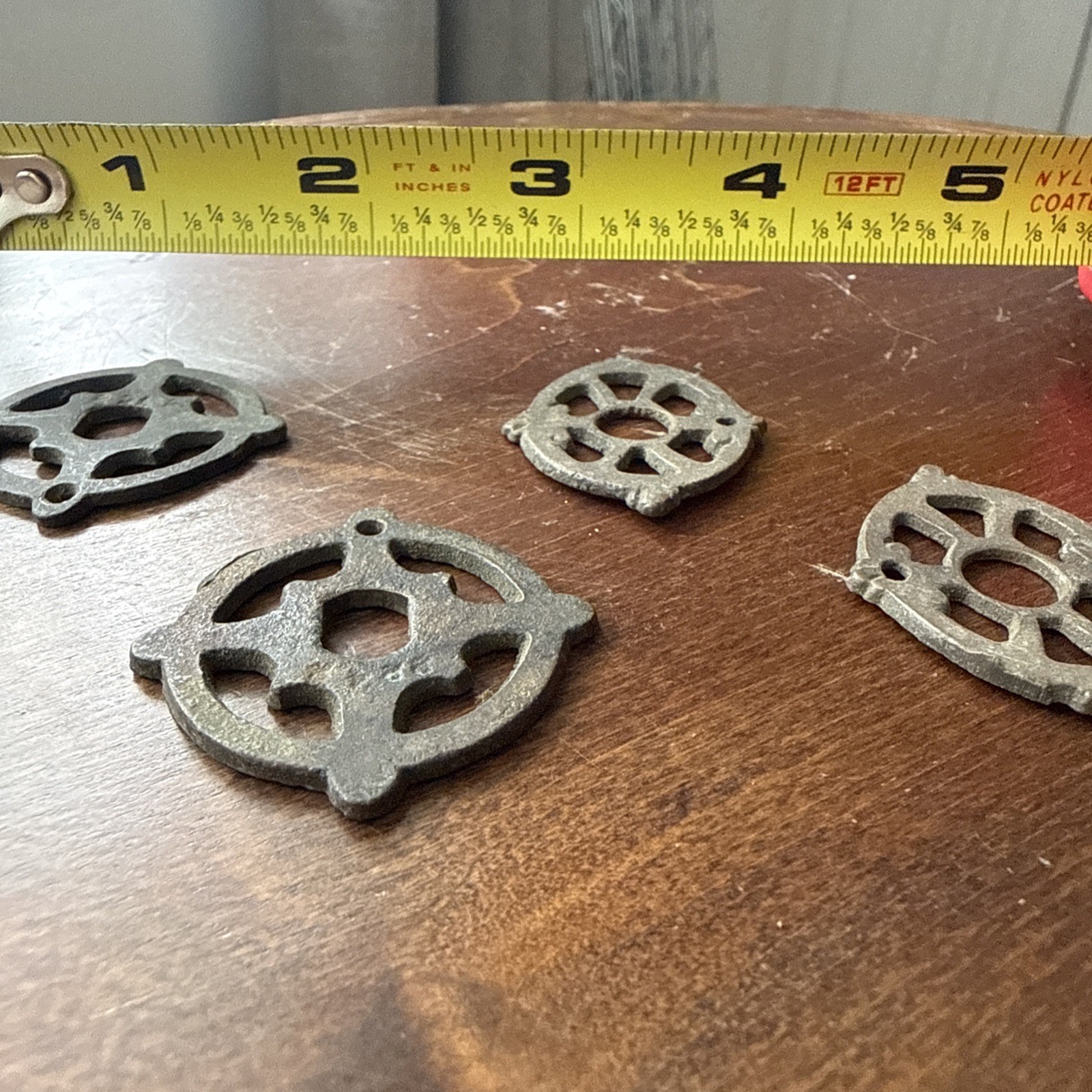 Vintage Brass Decorative Back Plate For Cabinet Handles