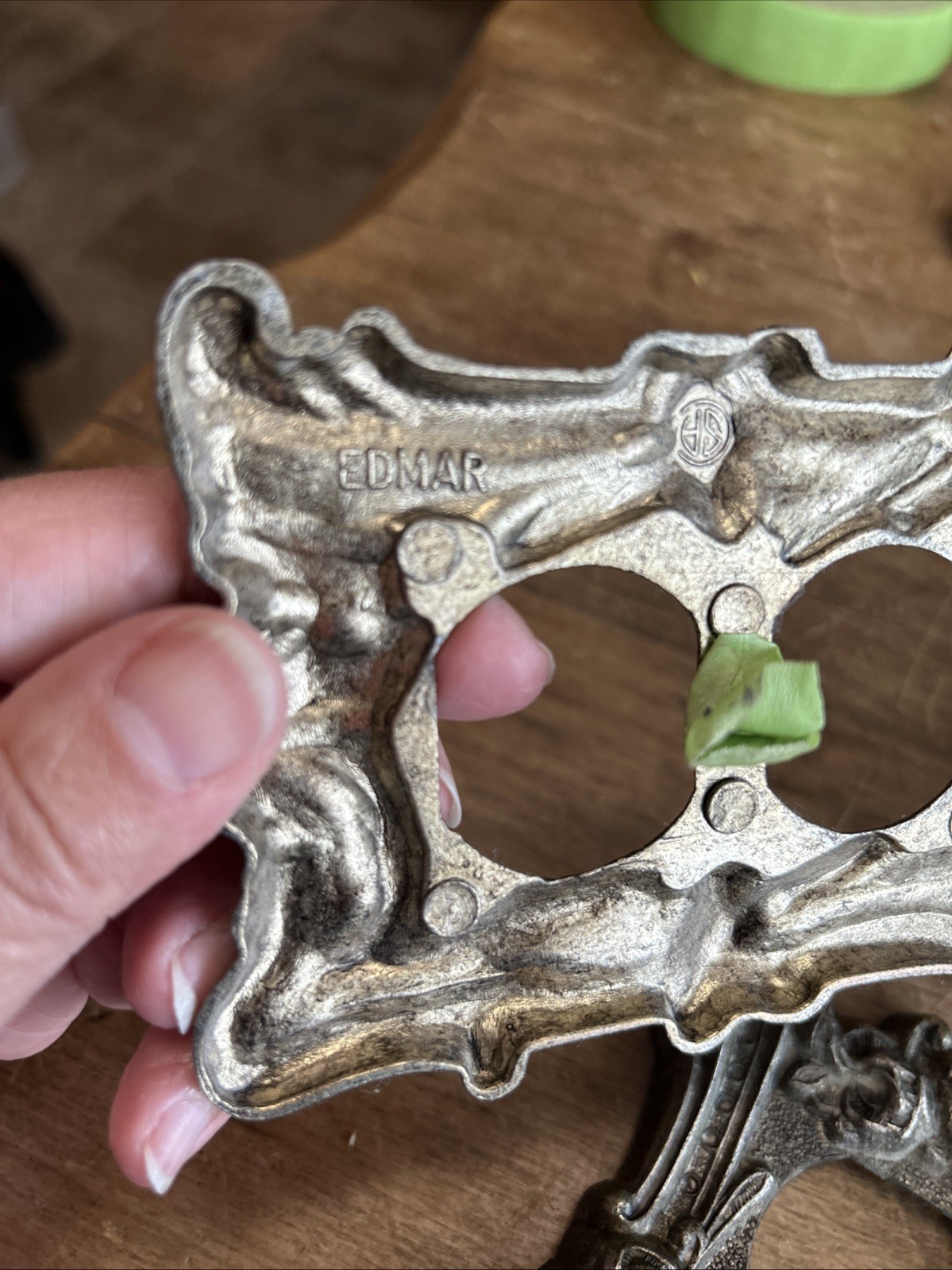 Vintage Hyer & Edmar Ornate Cabinet Pulls, Plate Covers & Towel Rings Lot of 17