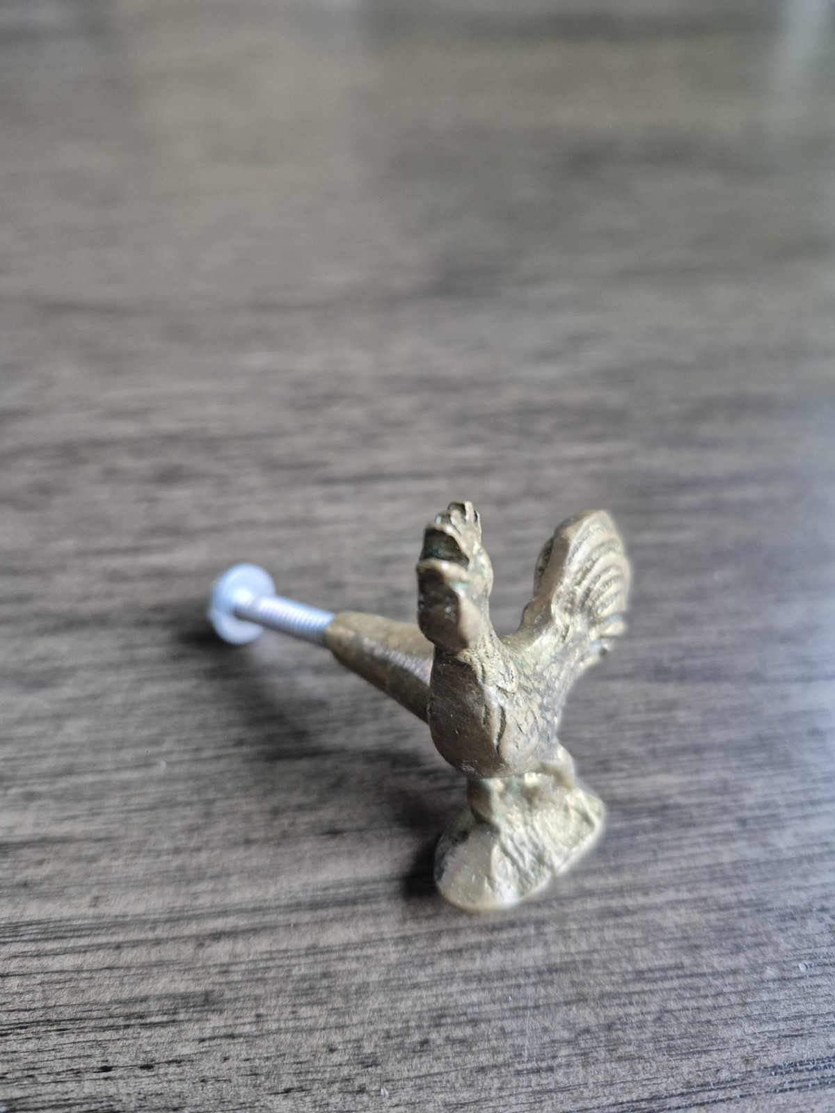 Rooster Cabinet Knobs Set Of 5 Rustic Metal Farmhouse Drawer Pulls/Handles