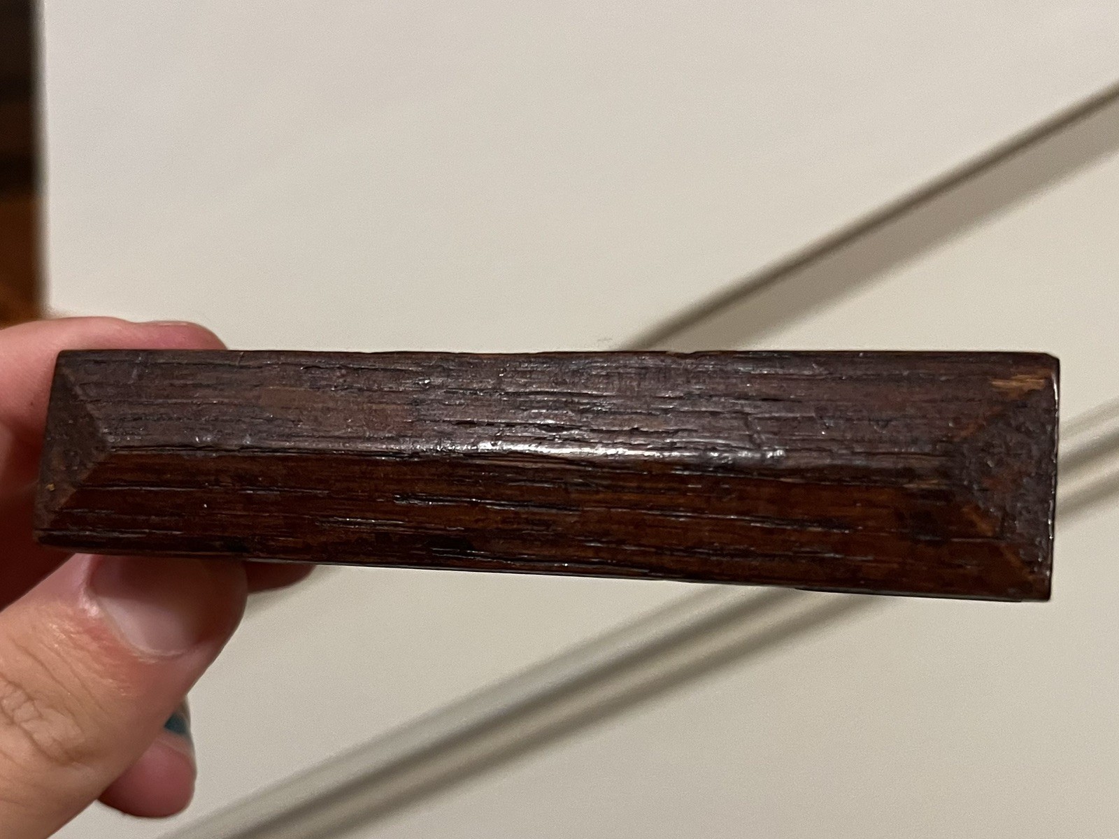 Globe Wernicke Barrister Bookcase Mission Oak Wood Drawer Base Pull Handle