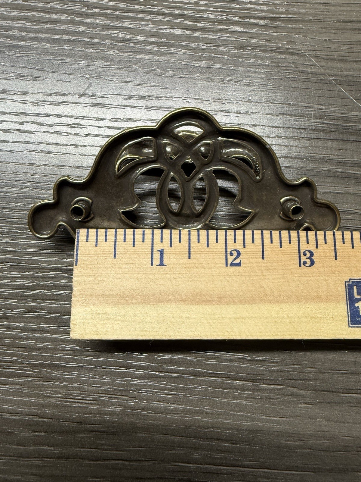 Vintage Keeler Batwing Drawer Antique Brass Furniture Cabinet Pull Handle (63)