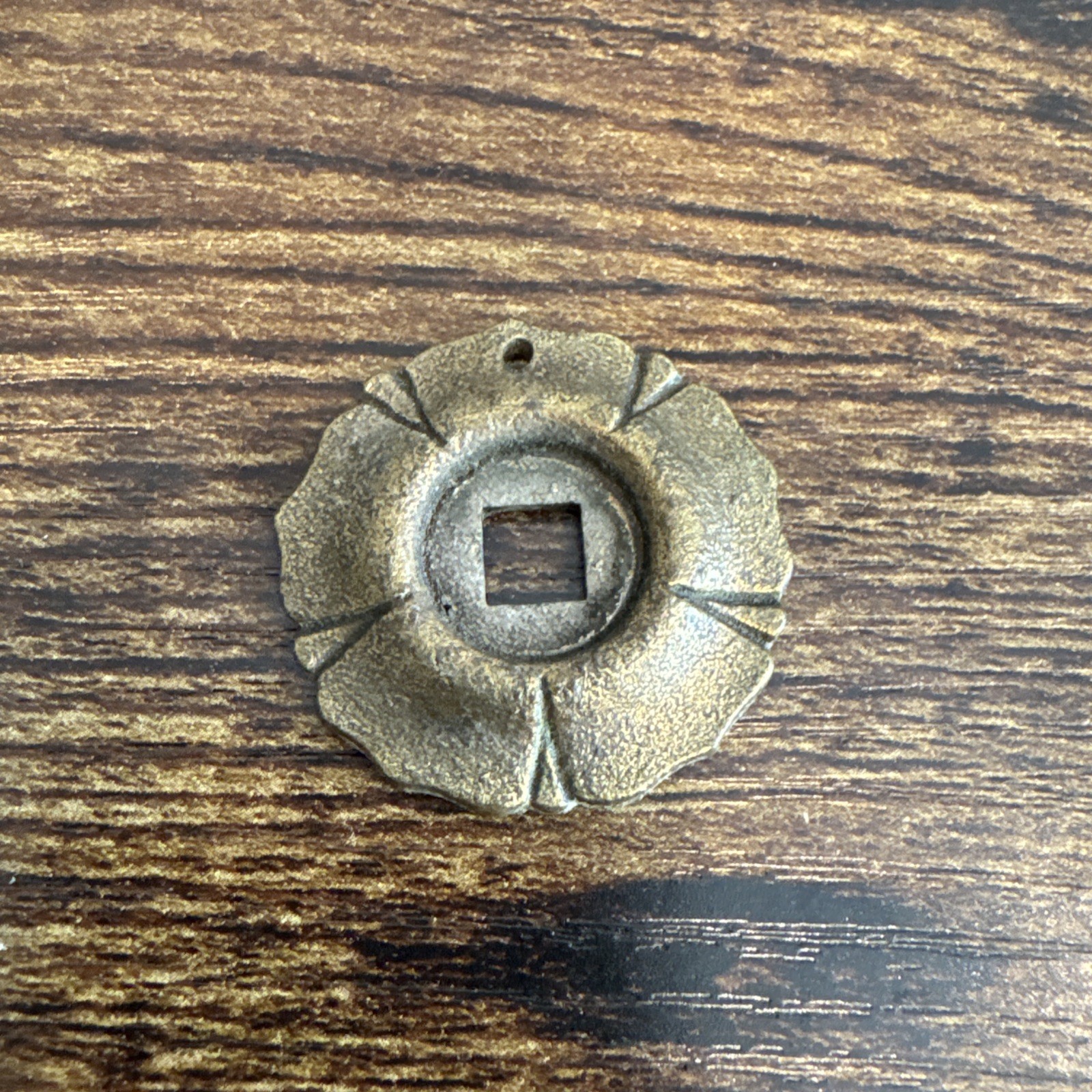 Drexel Esperanto Drawer Pull Teardrop Brass Dresser Handle Backplate Vintage MCM