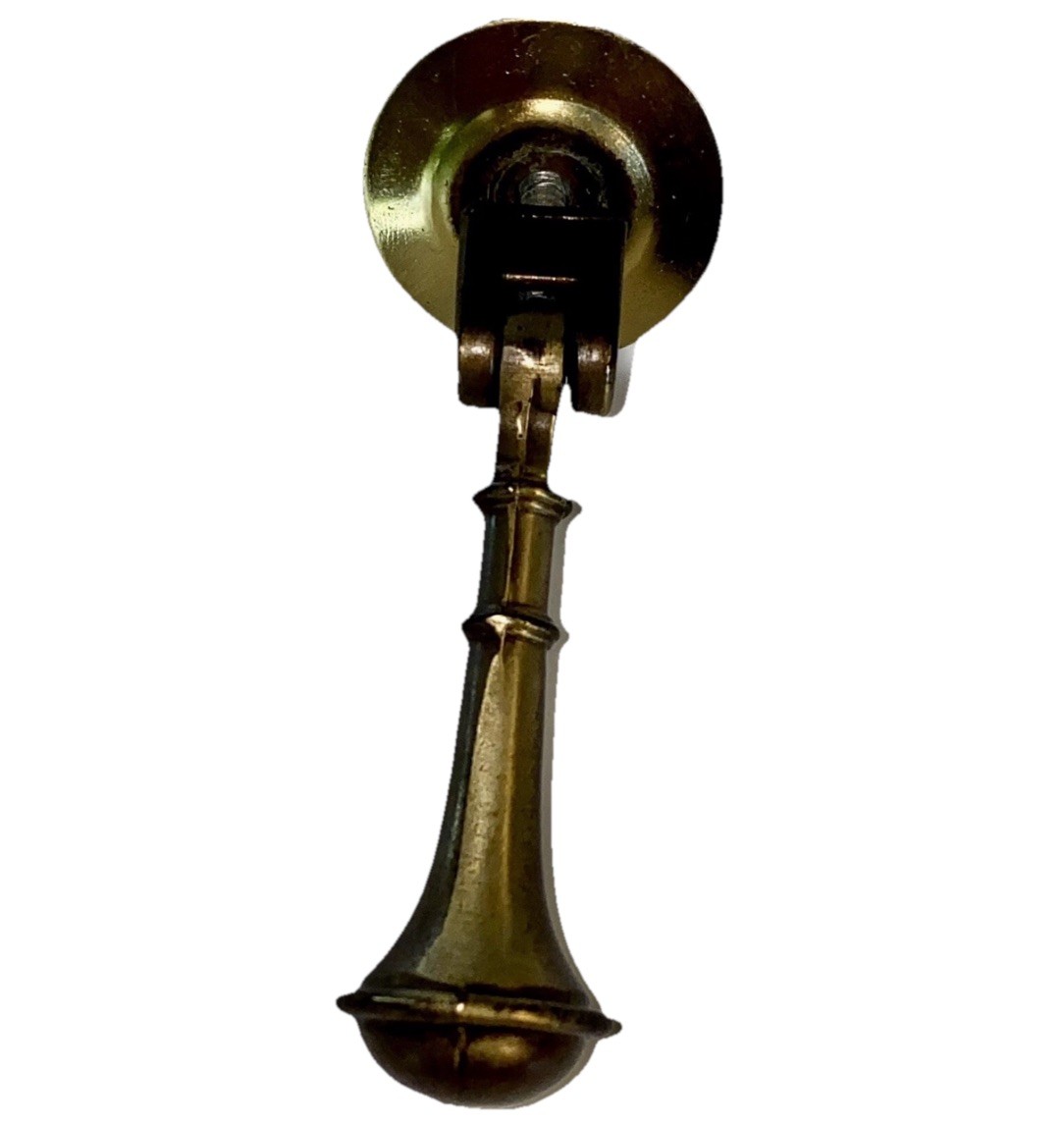Vintage Original Brass Drawer Pull Handles Traditional Teardrop Cabinet Knob