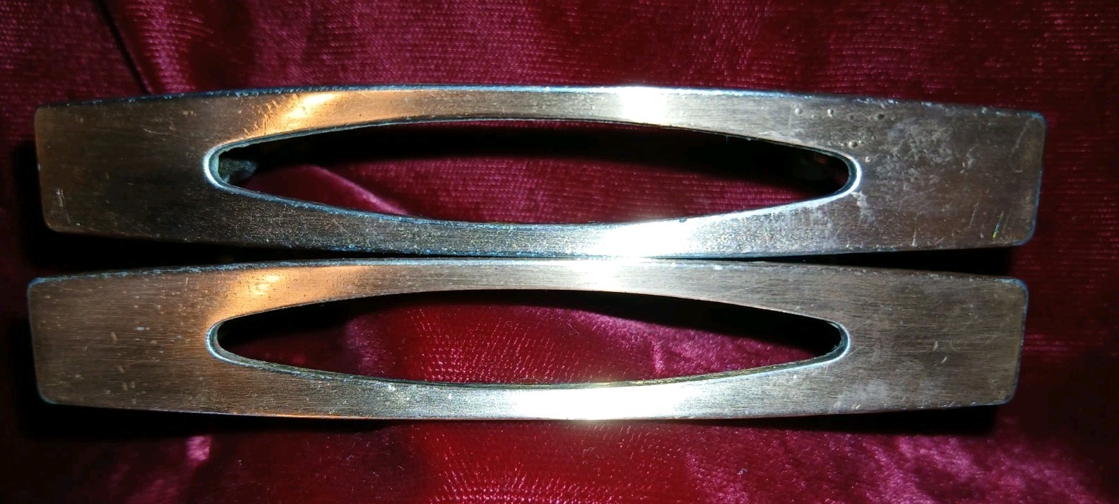 LOT 1 – Twelve MCM AJAX Nordic Modern Copper Drawer Door Pull Handle 3” Center