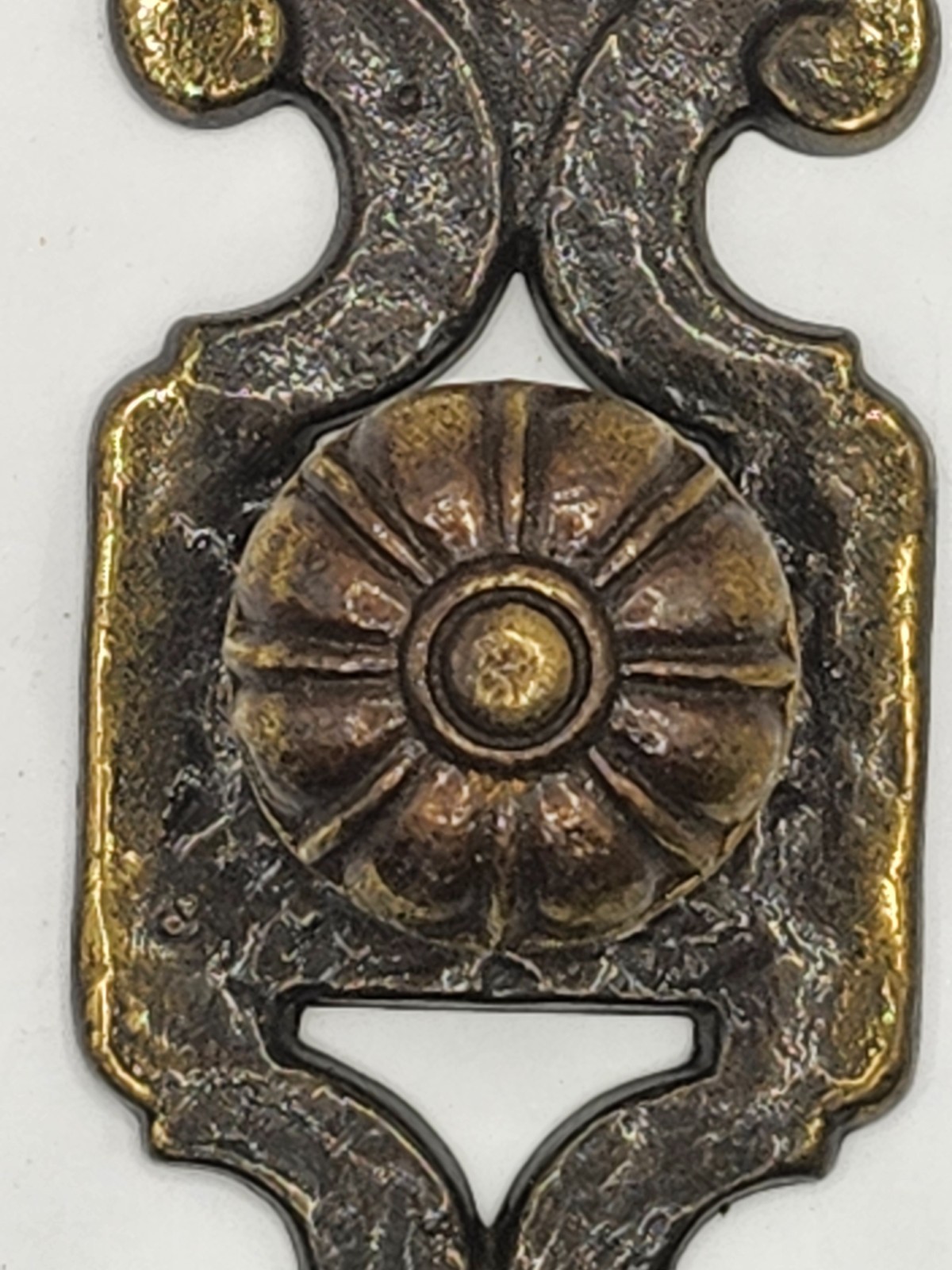 Vintage Keller Brass Company Drawer Cabinet Handle