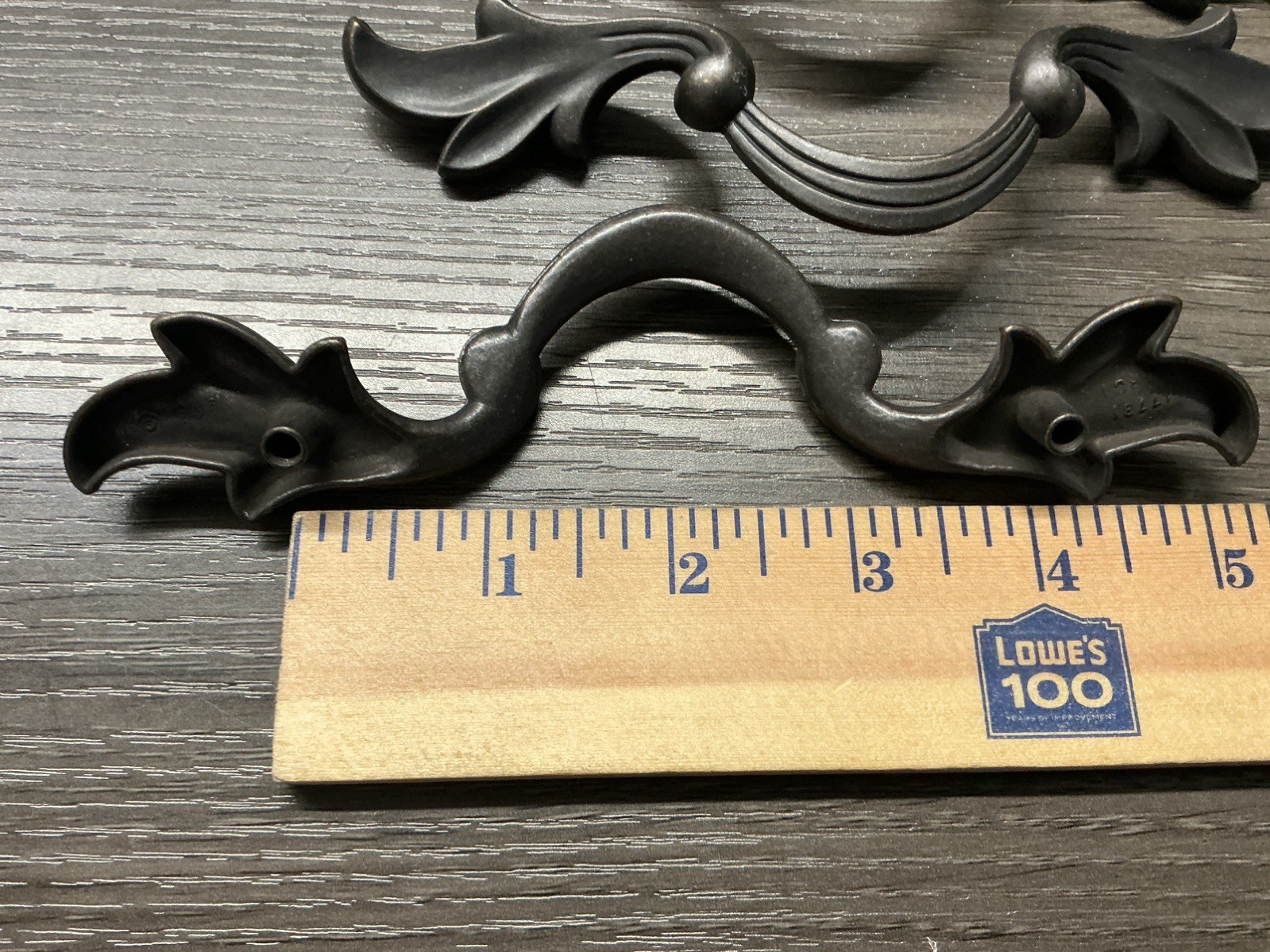 5 KEELER BRASS CO French Provential Cabinet Drawer Handle Pull 47731 Brass (45)