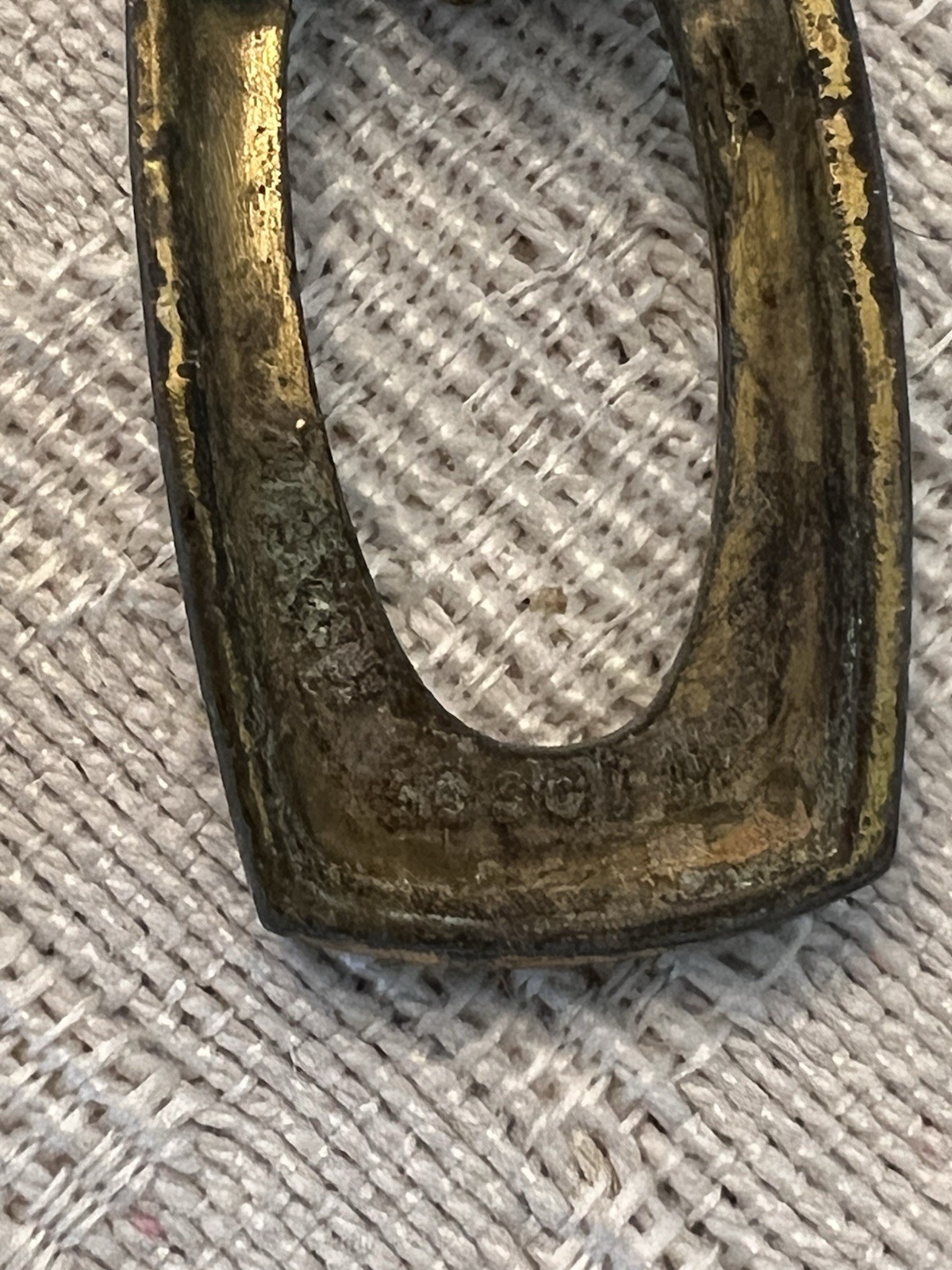 Vintage Brass Drawer Pulls 2” Rectangular Set Of 2