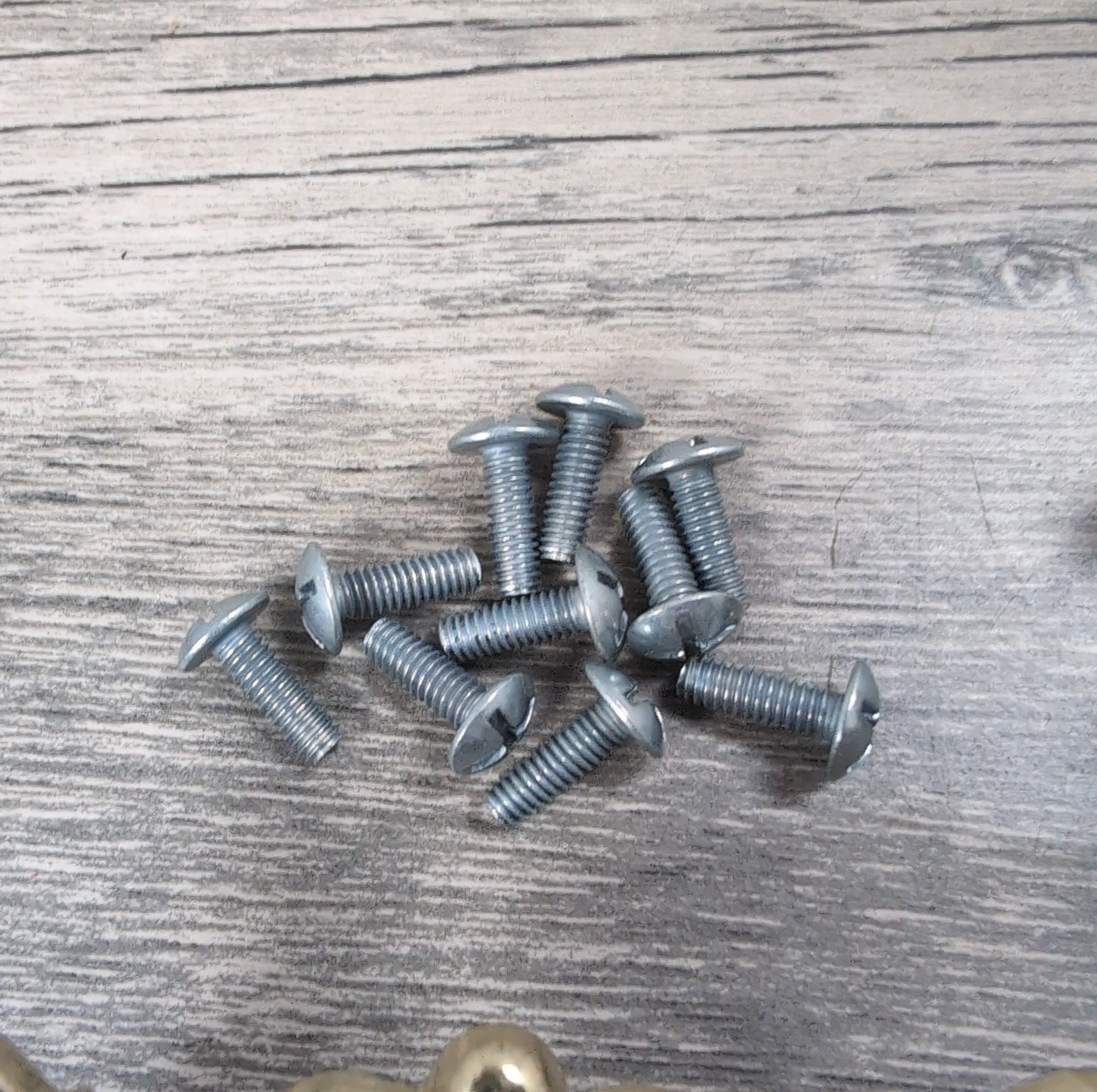 VTG Chippendale Brass Drawer Drop Bail Pull Handles 3-1/4″ Center 10 w/Screws