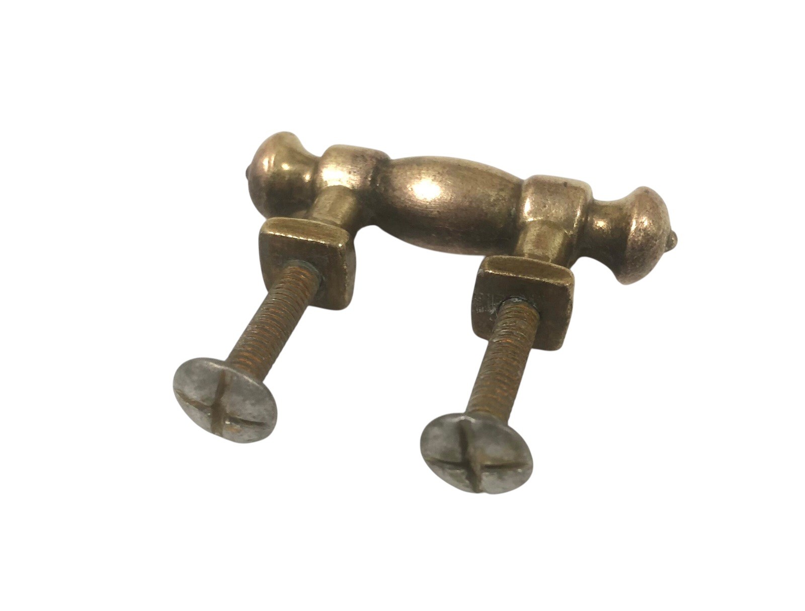 Vintage Drexel Esperanto MCM Dresser Brass Gold Door Pulls Set Of 2 W/ Screws