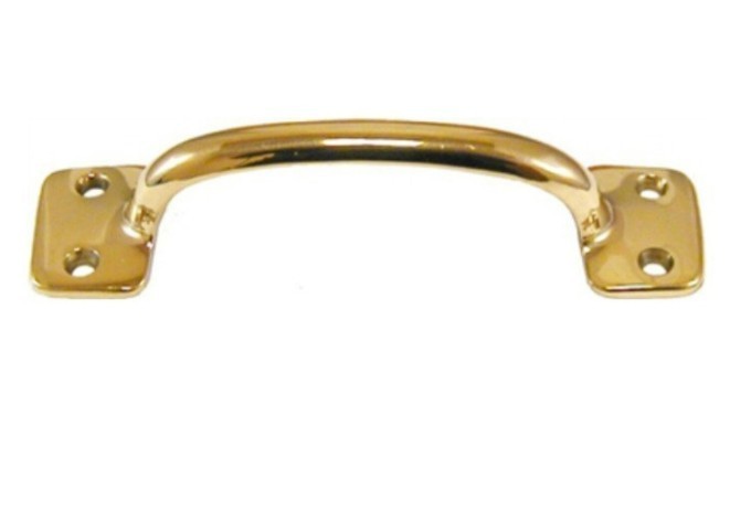 File Cabinet Pull Polished Brass File Cabinet Drawer Pull Vintage Style