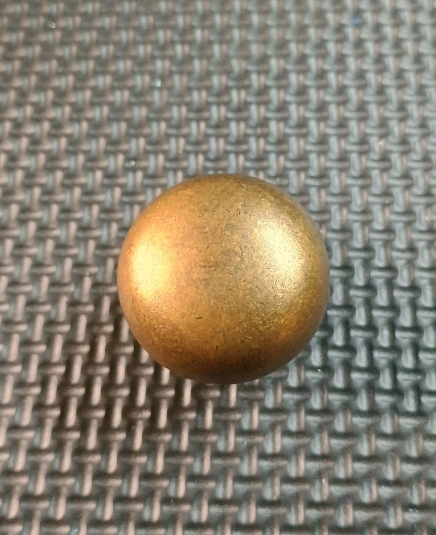 10-Pack Vintage Looking Brass Drawer Knobs Solid Brass
