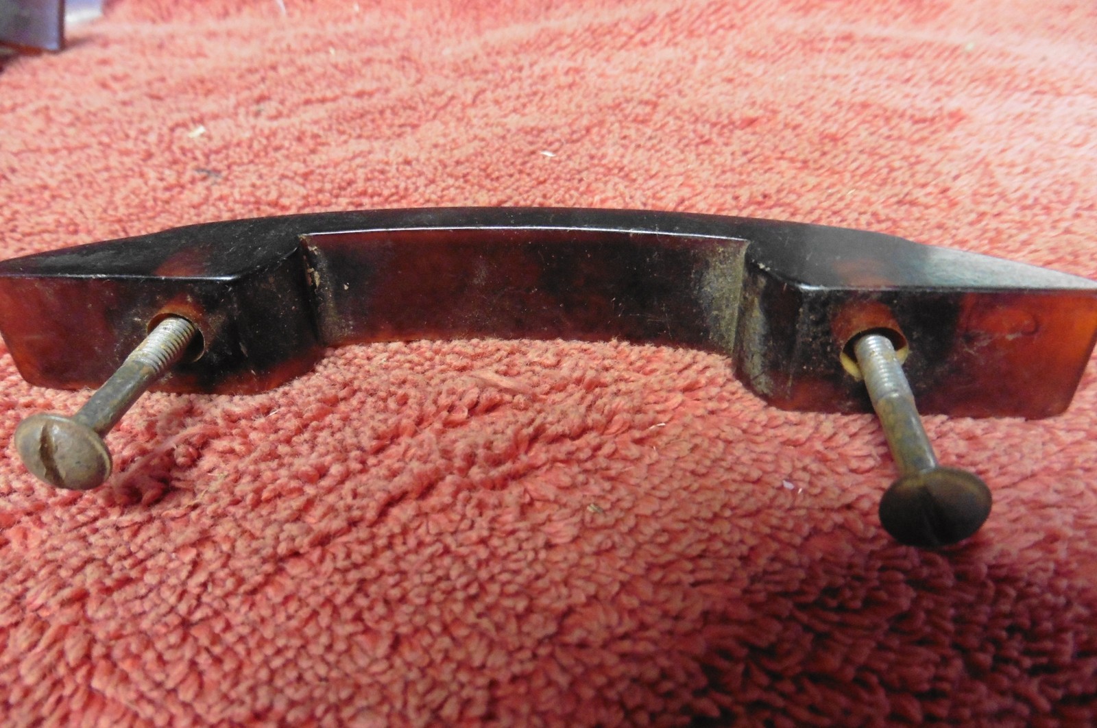 1 Vtg Drawer door cabinet pull Handle Bakelite