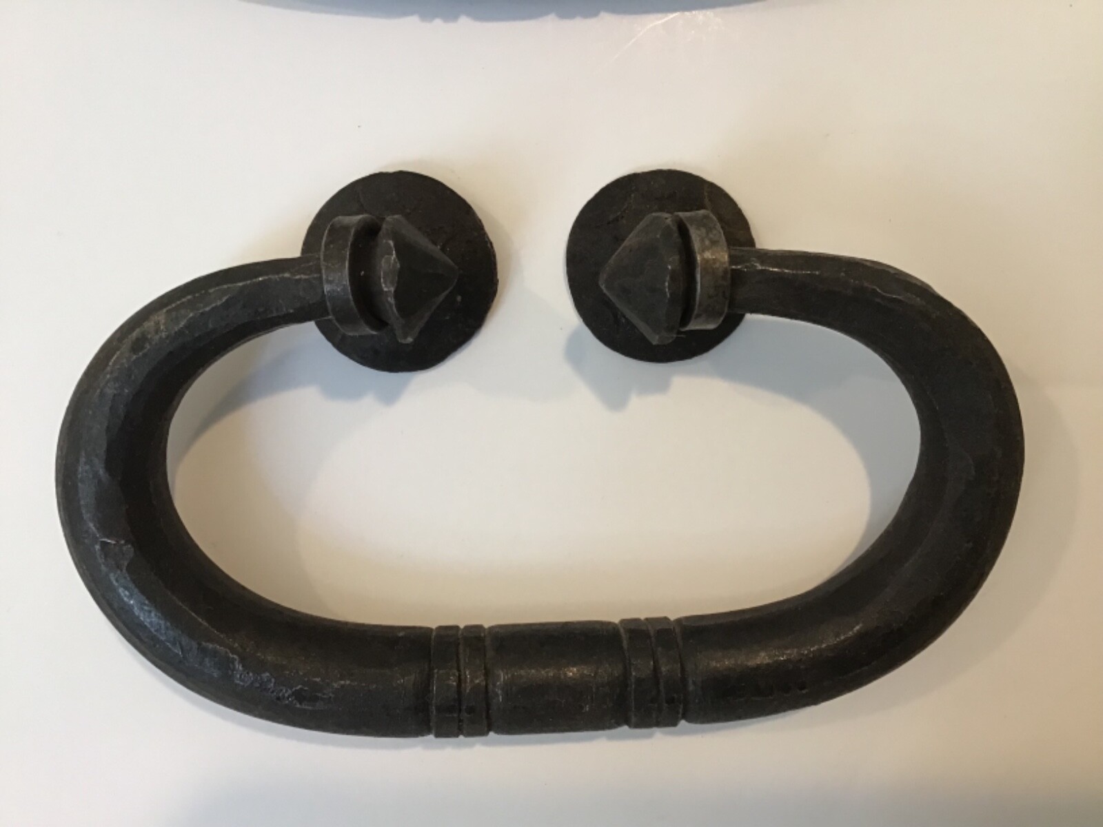 Primitive Forged Metal Drawer Pulls Iron or Steel? Wire Mount