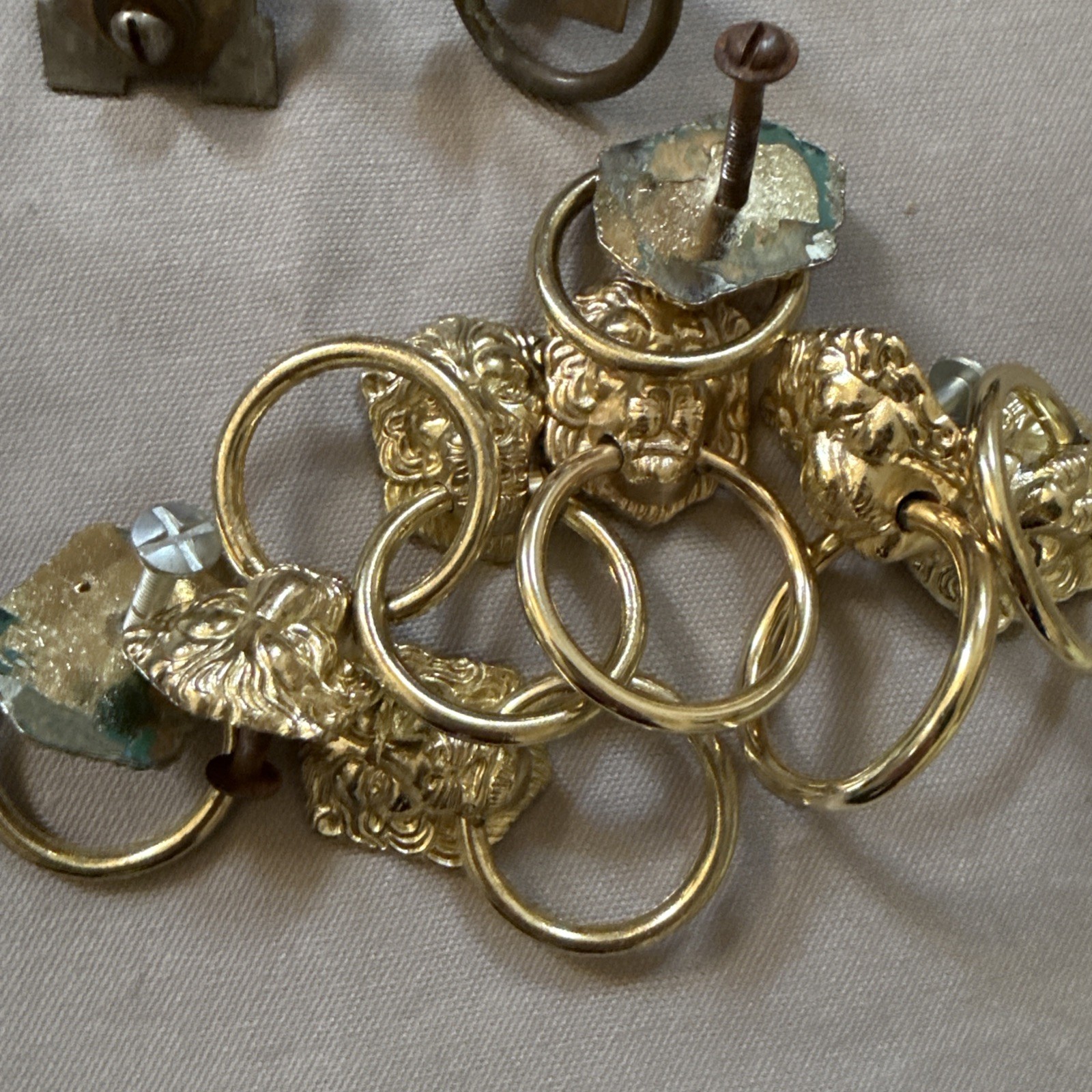 Vintage Furniture Hardware Assorted Parts Drawer Pulls Handles 100 Plus Lot