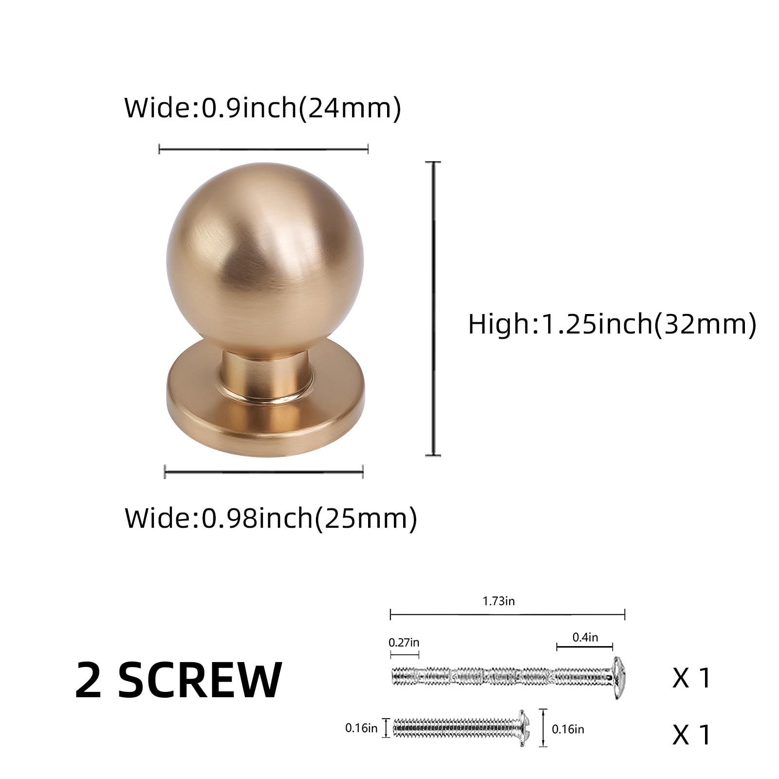 10 Pack Champagne Bronze Kitchen Cabinet Knobs Gold Drawer Knobs Kitchen Cabi…