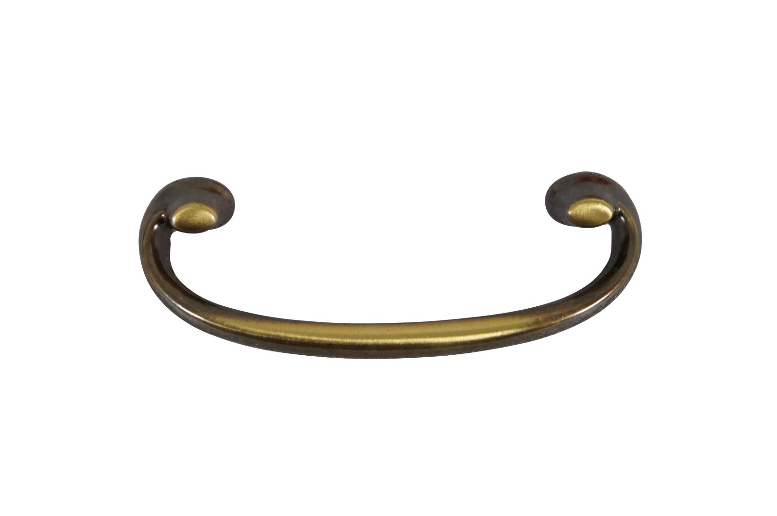 National Lock Co Medalist C678-4A Antique Brass Colonial Classic Drawer Pull MCM