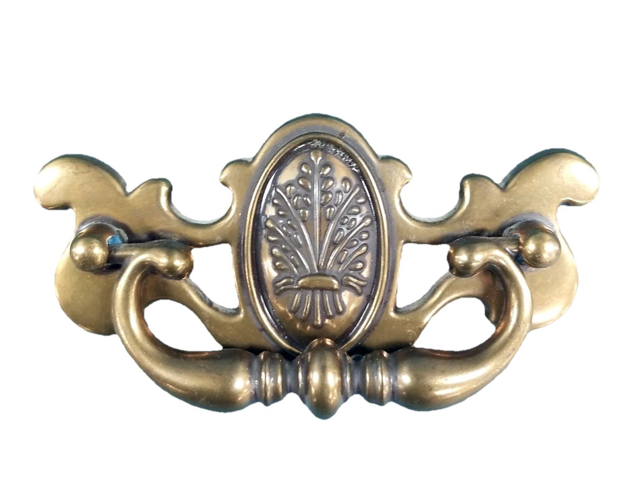 Set of 4 Vintage Keeler Brass Co Wheat Sheaf Drawer Pulls KBC 42072 CP 2439