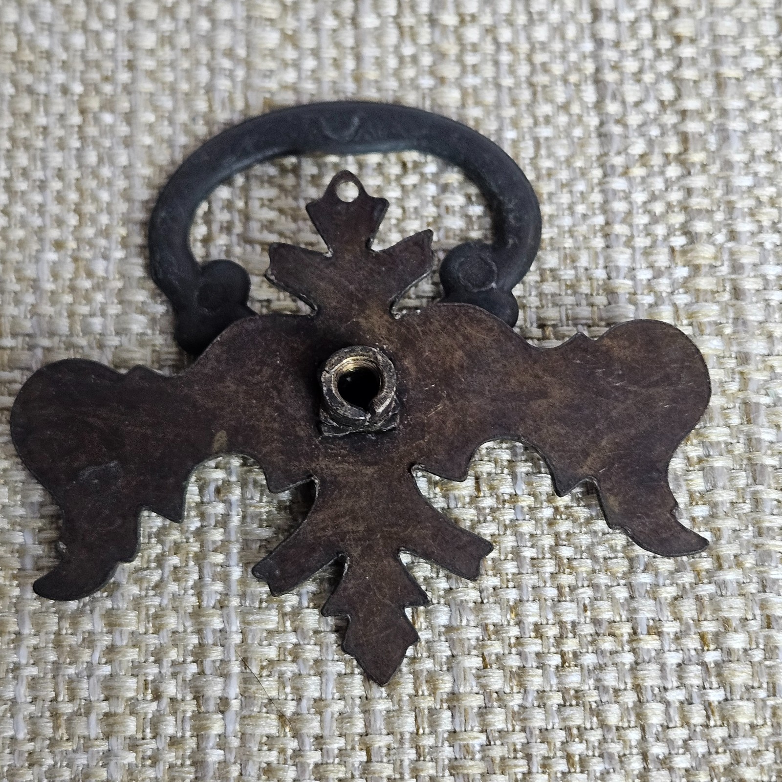 Chippendale Batwing Drawer Pulls Brass K601 SET OF 3 Vintage Drop Bail Handle