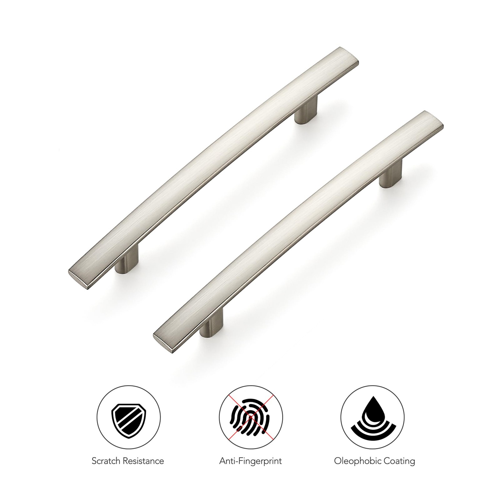 Ravinte 20 Pack Cabinet Handles Brushed Nickel Cabinet Pulls Kitchen Cabinet