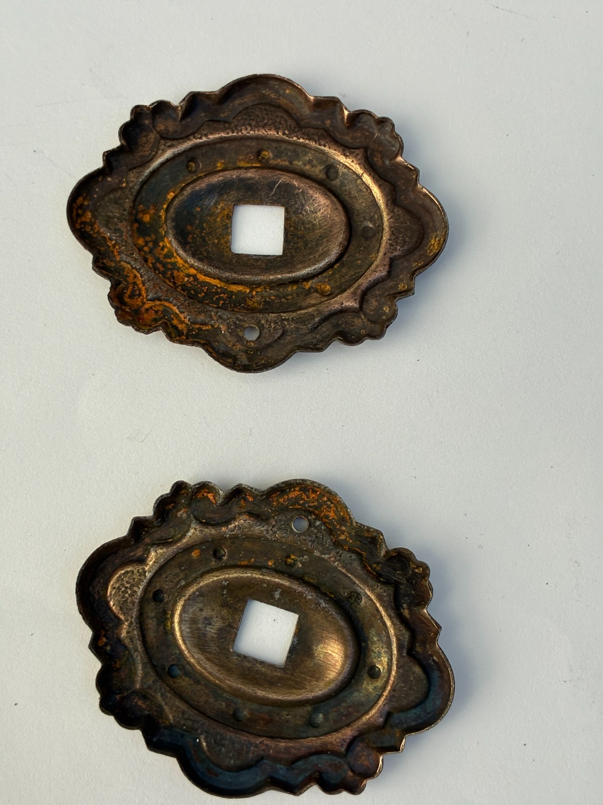 Lot Brass & Metal Pulls Cabinet Handle Mixed Material Distressed Vintage Salvage