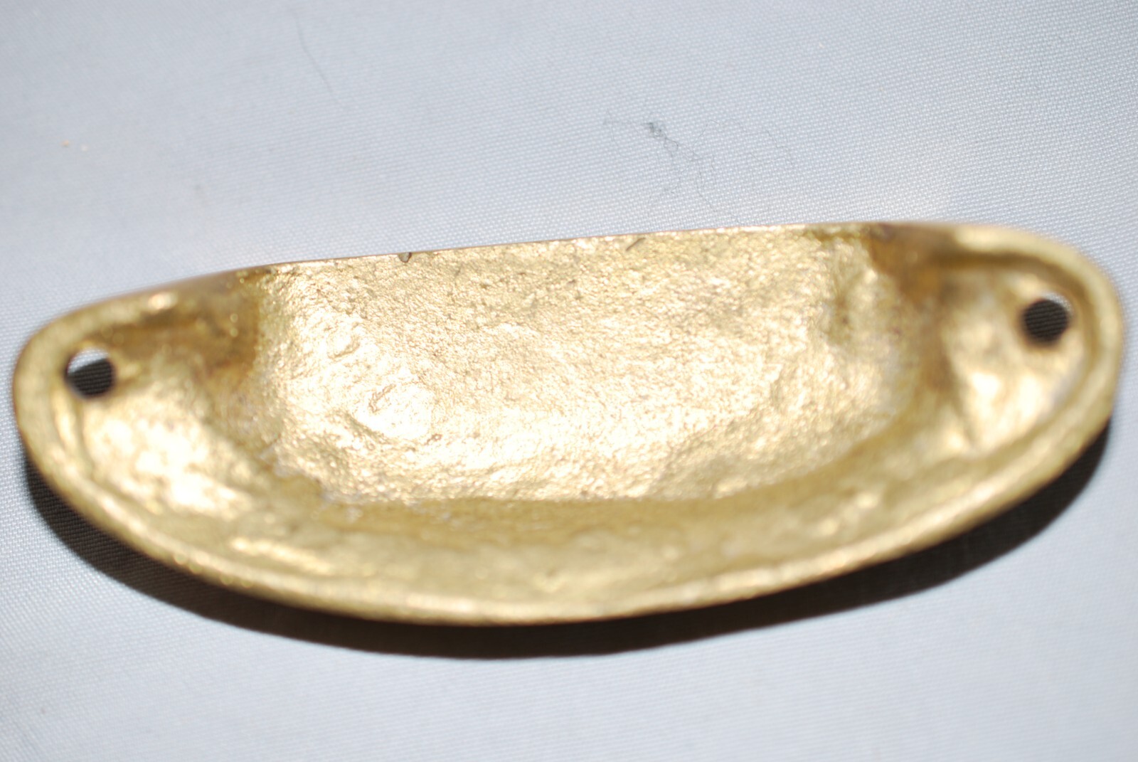 Ornate Vintage Brass Drawer Pull And Screws Never Used 2 5/8” Between Holes