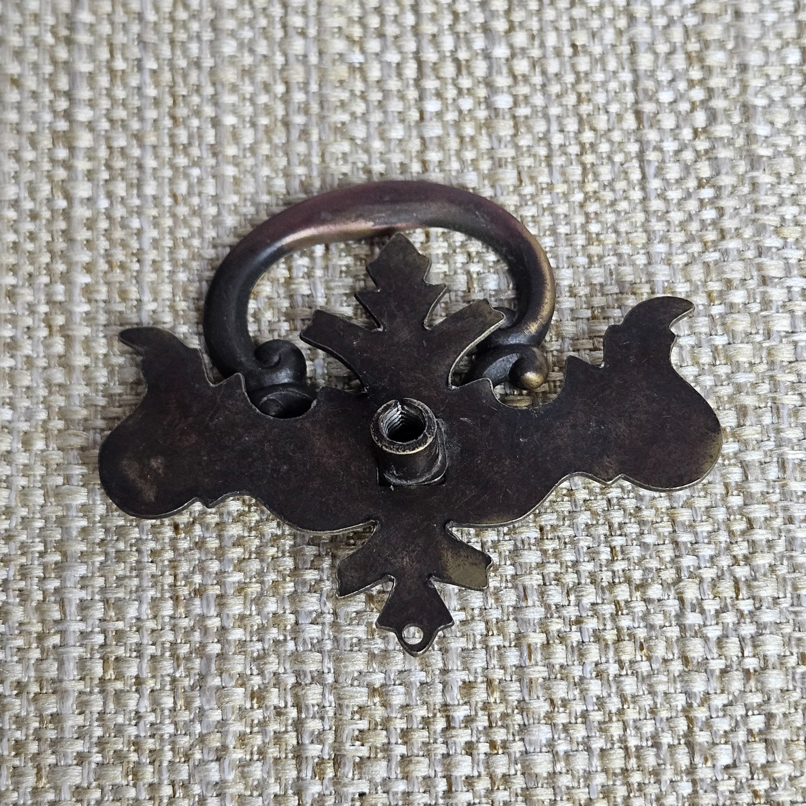 Chippendale Batwing Drawer Pulls Brass K601 SET OF 3 Vintage Drop Bail Handle