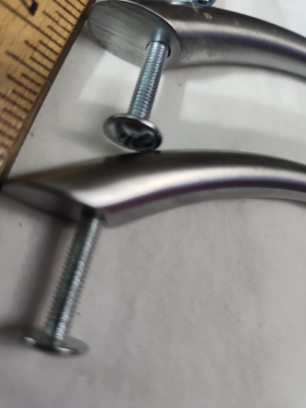 Satin Nickle Large Cupboard Or Drawer Pulls 6″ Modern