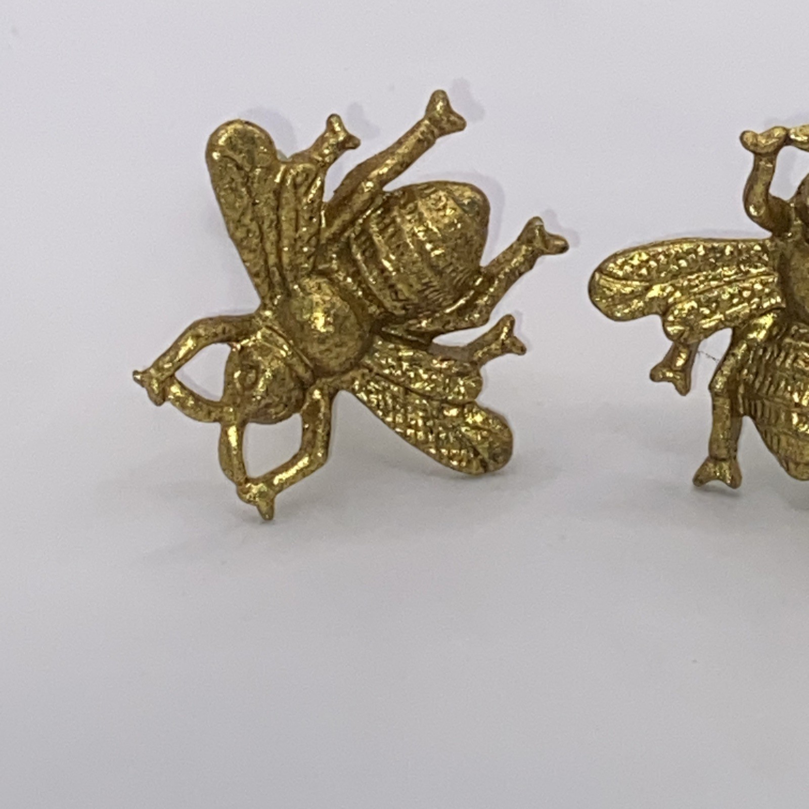 Antique-Gold Metal Drawer Pulls Handles Bee Vintage-Brass Cabinet Door Knobs 4