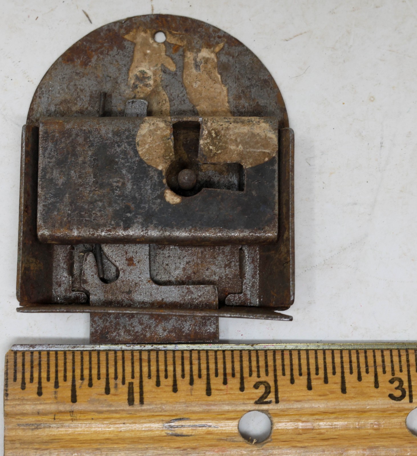 14-Pce Set Antique GRB Brass Bar Drawer Pulls Handles, Key, Locks, & Escutcheons
