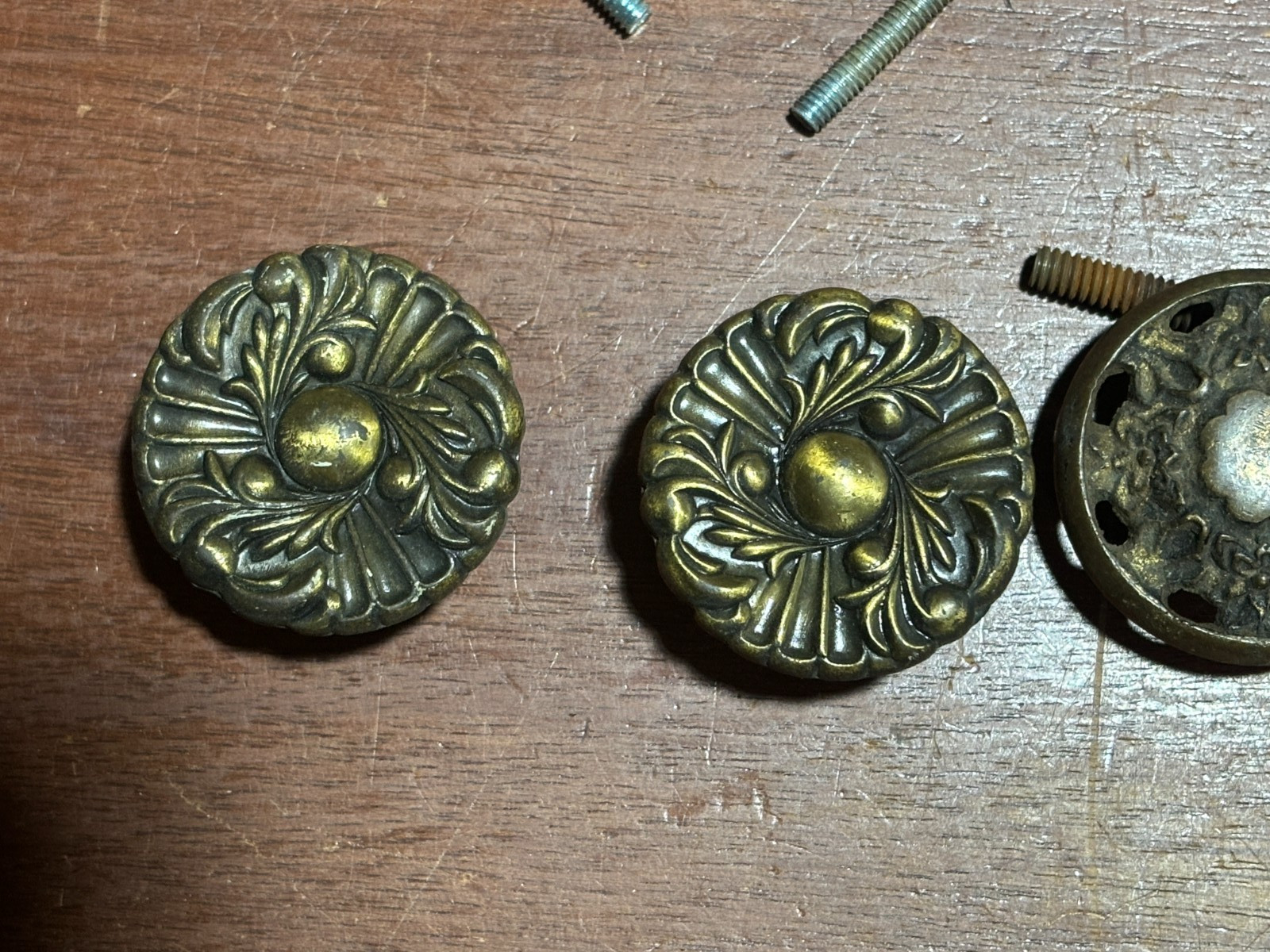 Lot of 13 Mixed Vintage Drawer/Cabinet Pulls Various Sizes