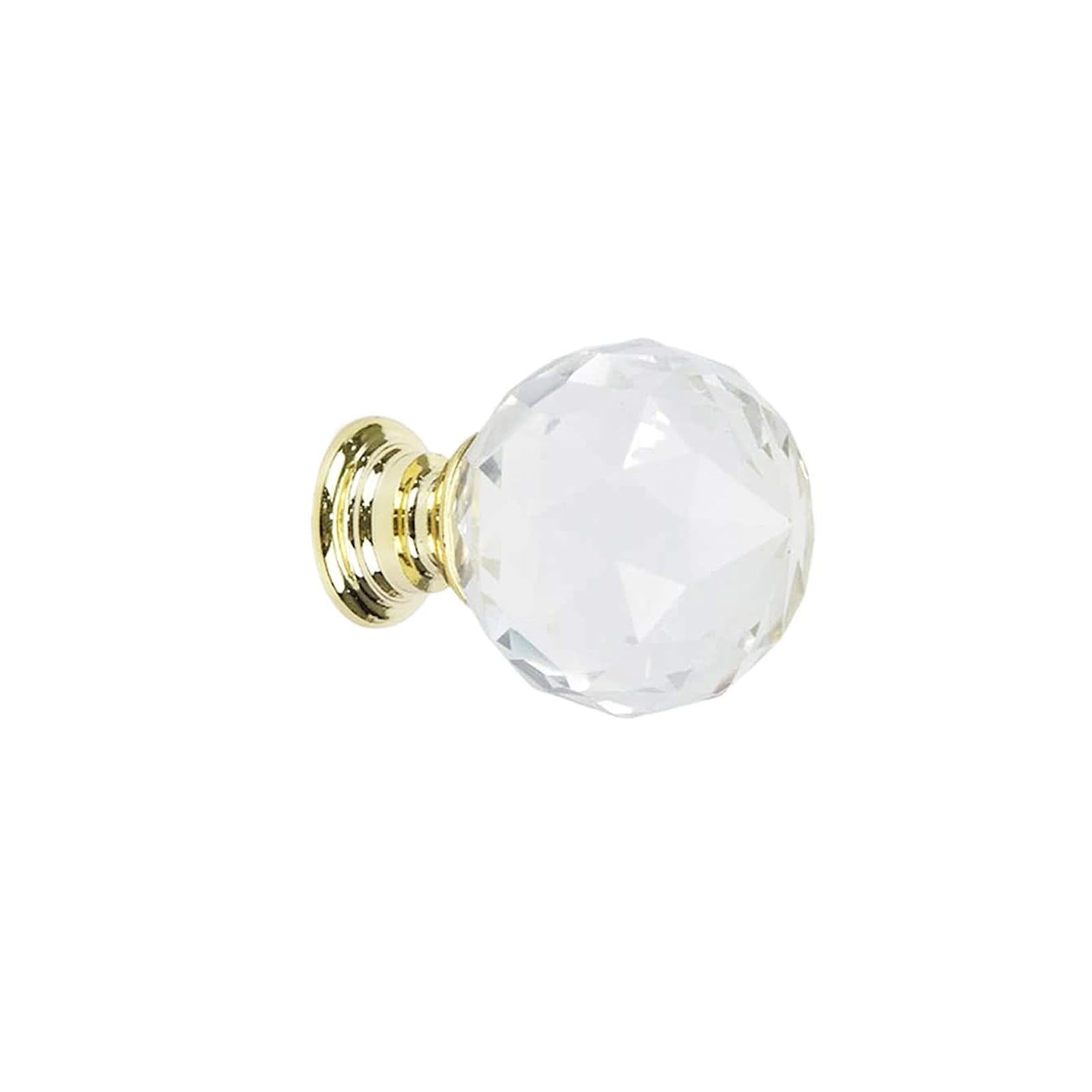 Xiaoyztan Crystal Cabinet Knobs,1 Inch(25 mm) Round Glass Knobs Kitchen Cabin…