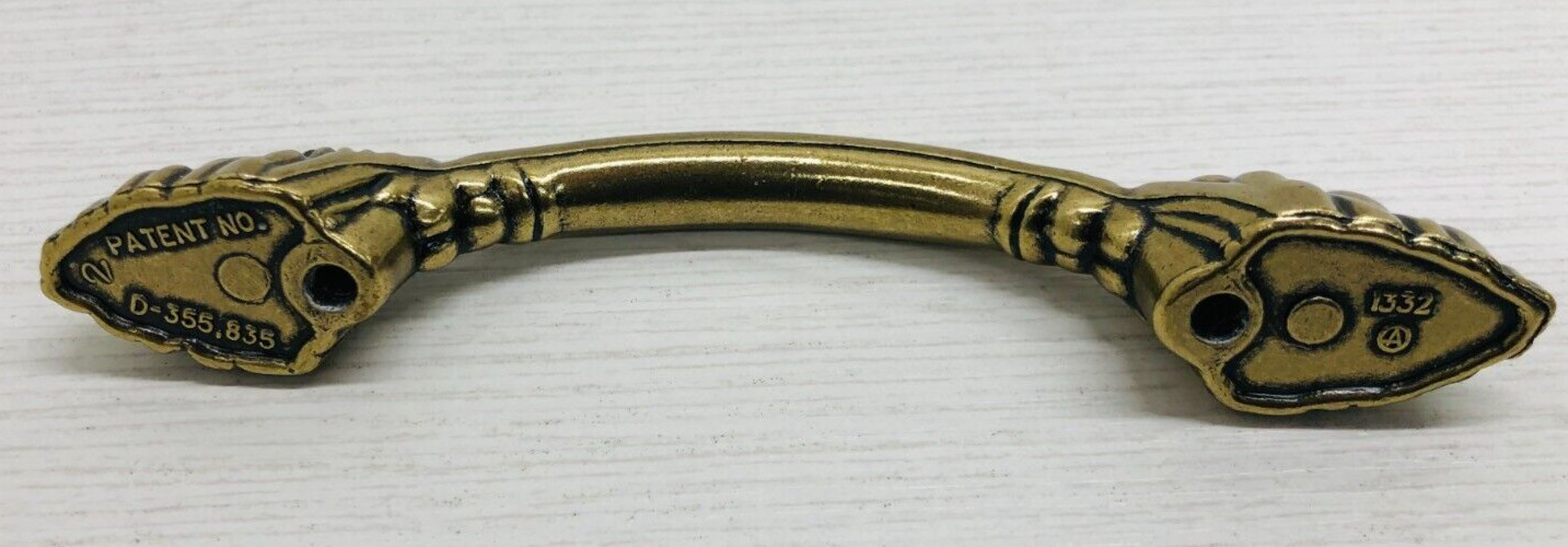 10 Amerock BP 1322-077 Natural Elegance Fruit 3″ Burnished Brass Drawer Handles