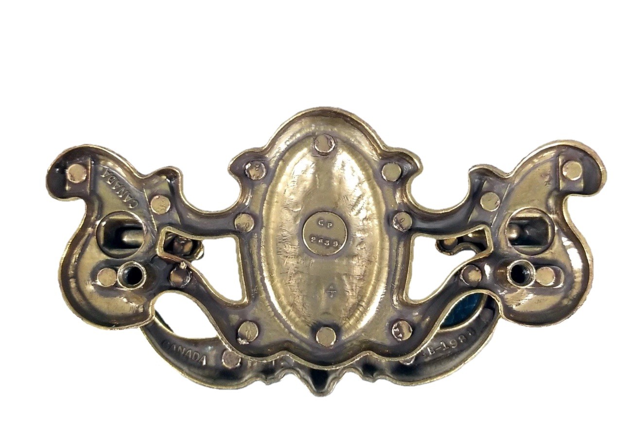 Set of 4 Vintage Keeler Brass Co Wheat Sheaf Drawer Pulls KBC 42072 CP 2439