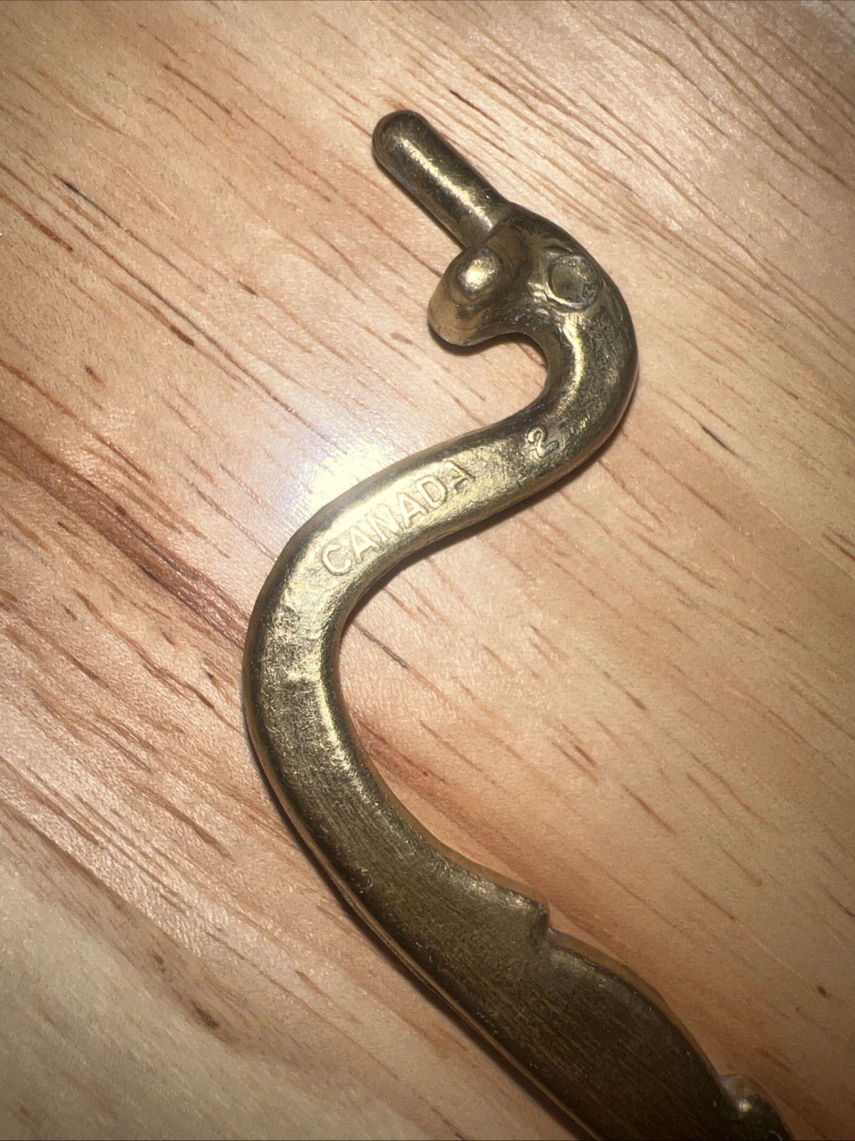 3 Vtg Bail Drop Pull Handle CB-1844 W/ Mounts And Screws Made Of Brass 3-7/8″