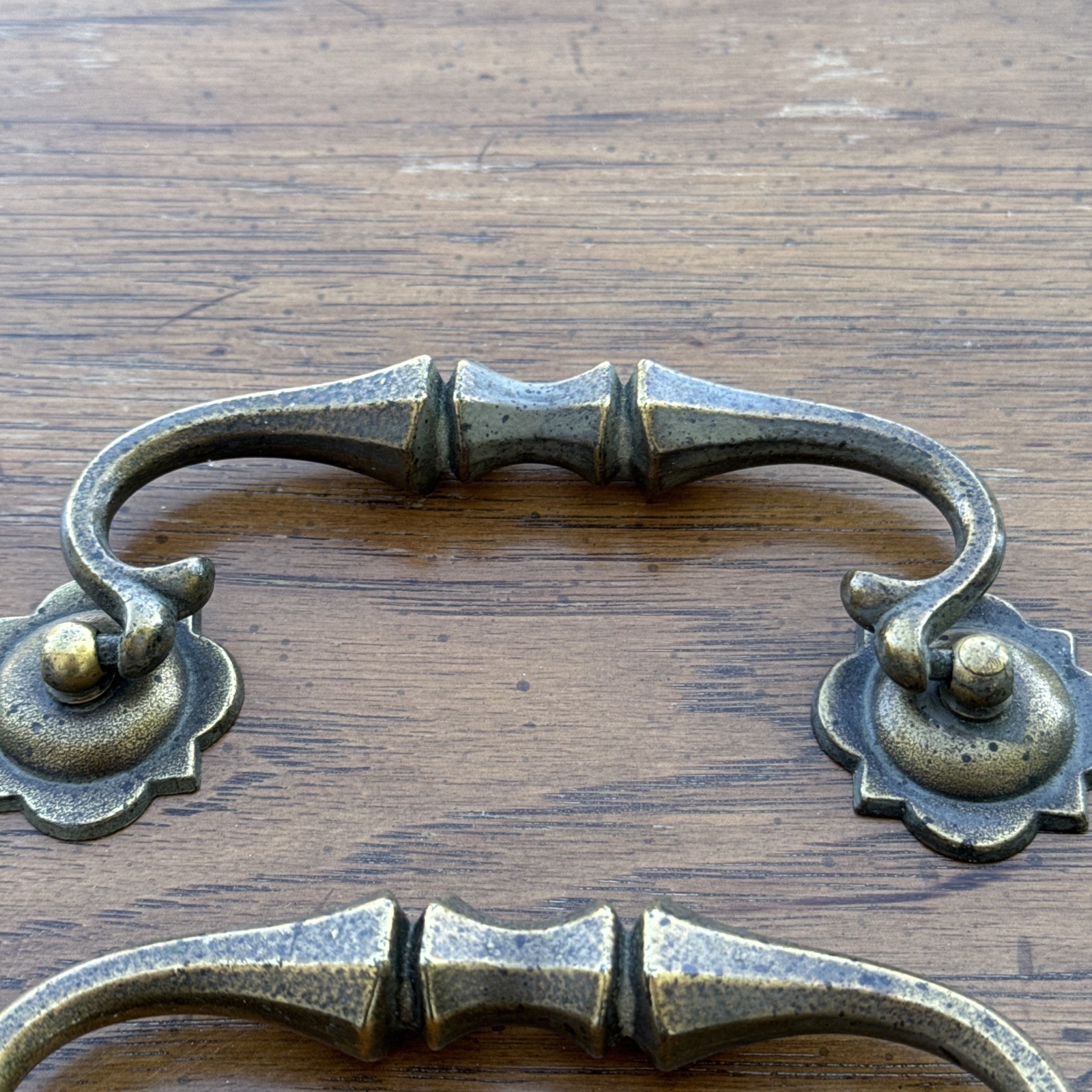 Drexel Guildhall Drawer Pulls For Vintage Dresser Nightstand Credenza MCM Brass