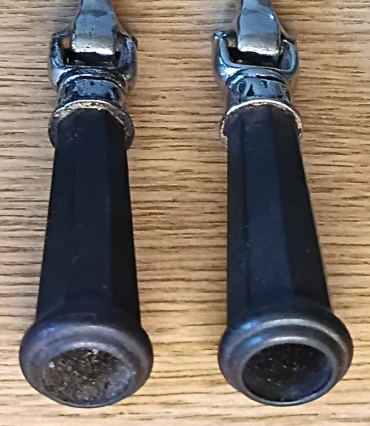 Pair of Antique Tear Drop Door or Drawer Pulls
