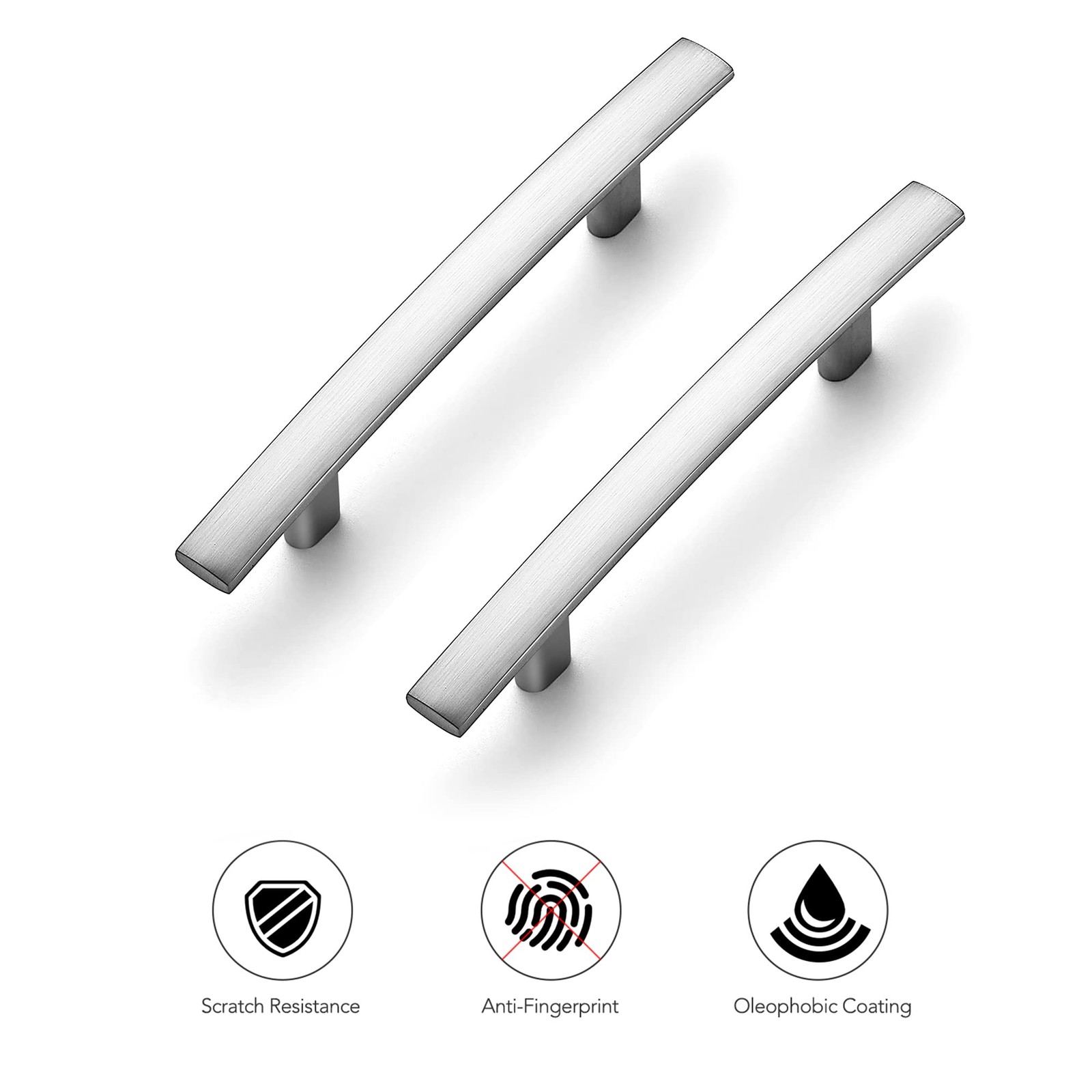 Ravinte 25 Pack Cabinet Handles Brushed Nickel Cabinet Pulls Kitchen Cabinet