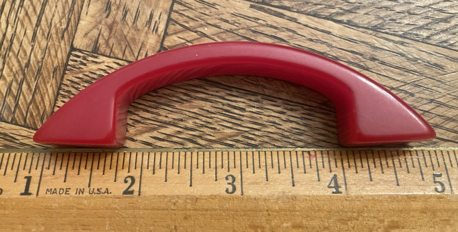 Cherry Red Bakelite Art Deco Drawer Pulls 1930-1940 ~ Rare Set Of 17
