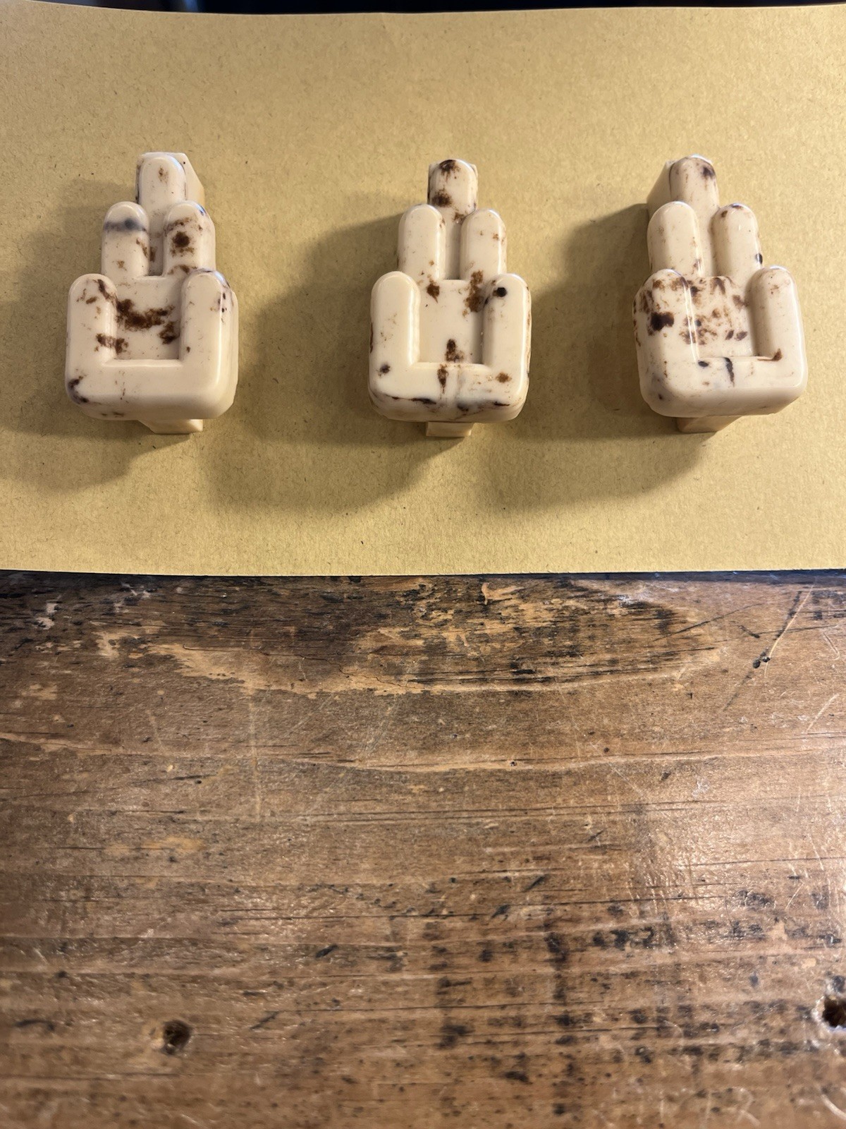 Vintage Marbled Alabaster~Look Celluloid Art Deco Dresser Pull Hardware (H1)