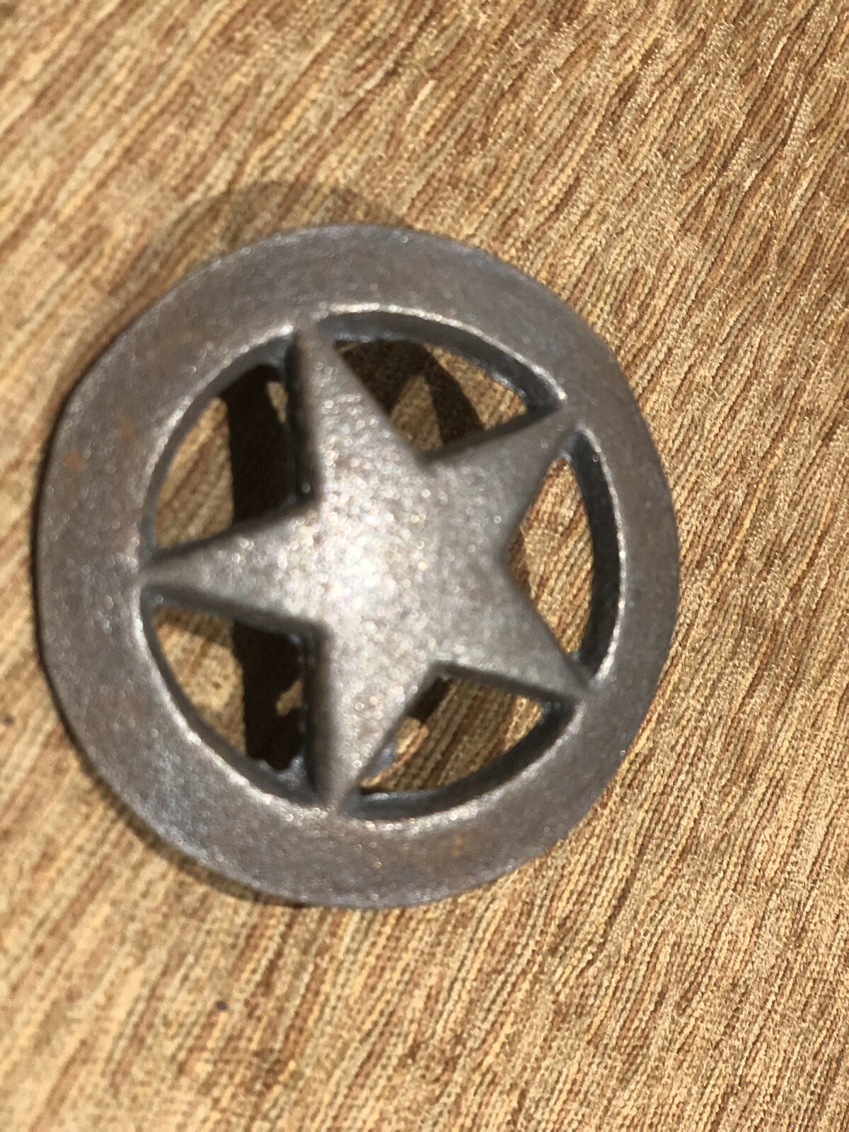 New RUSTED Texas STAR Zinc Western DRAW PULLS 2.5” Heavy Duty