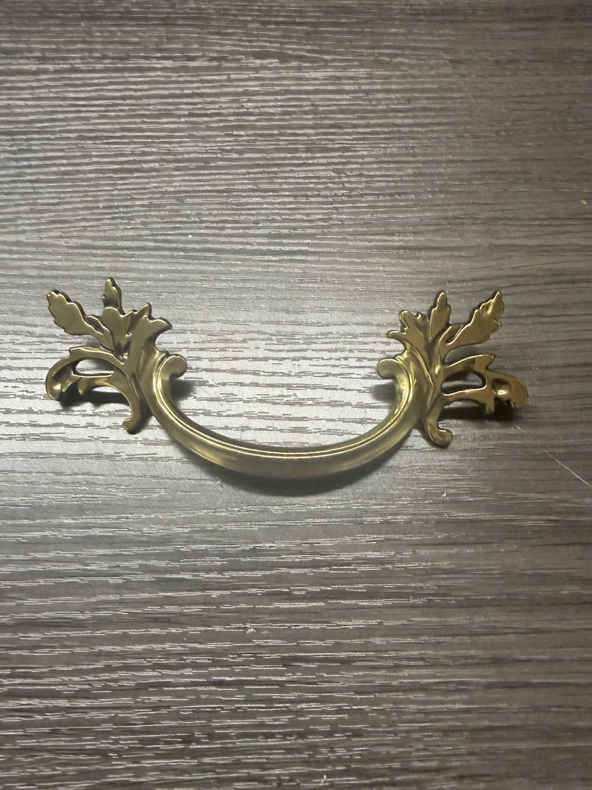 Vintage Brass Drawer Pull French Provincial Cabinet Keeler N -15023 6.5” (10)