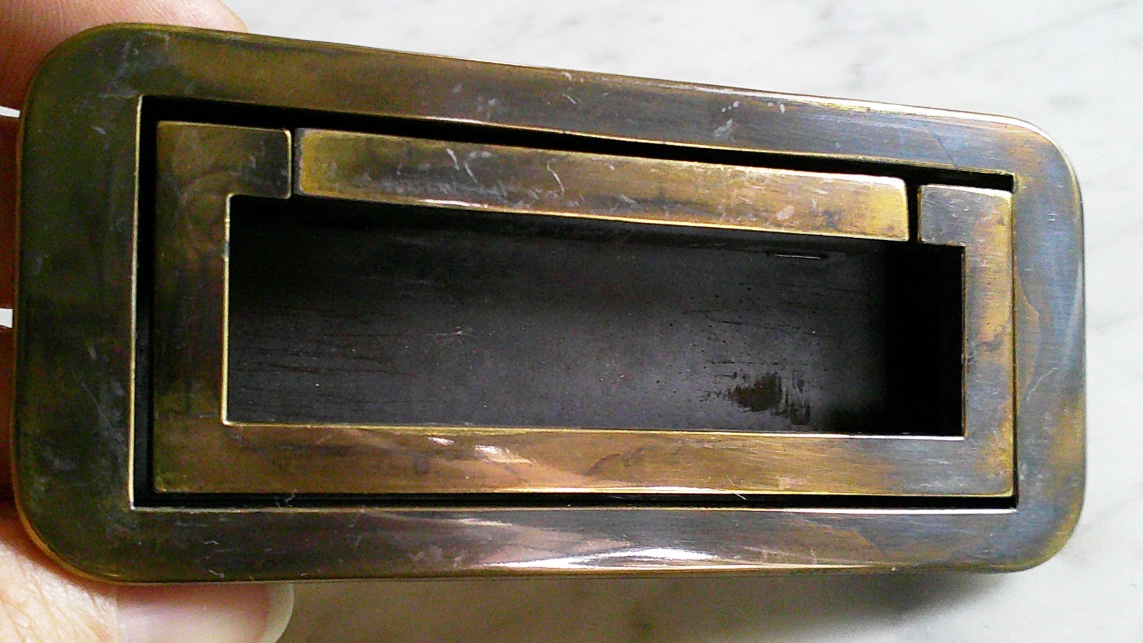 Drexel Dynasty Et Cetera Asian Campaign Drawer Pull Handle CHC E5250 Vintage L2