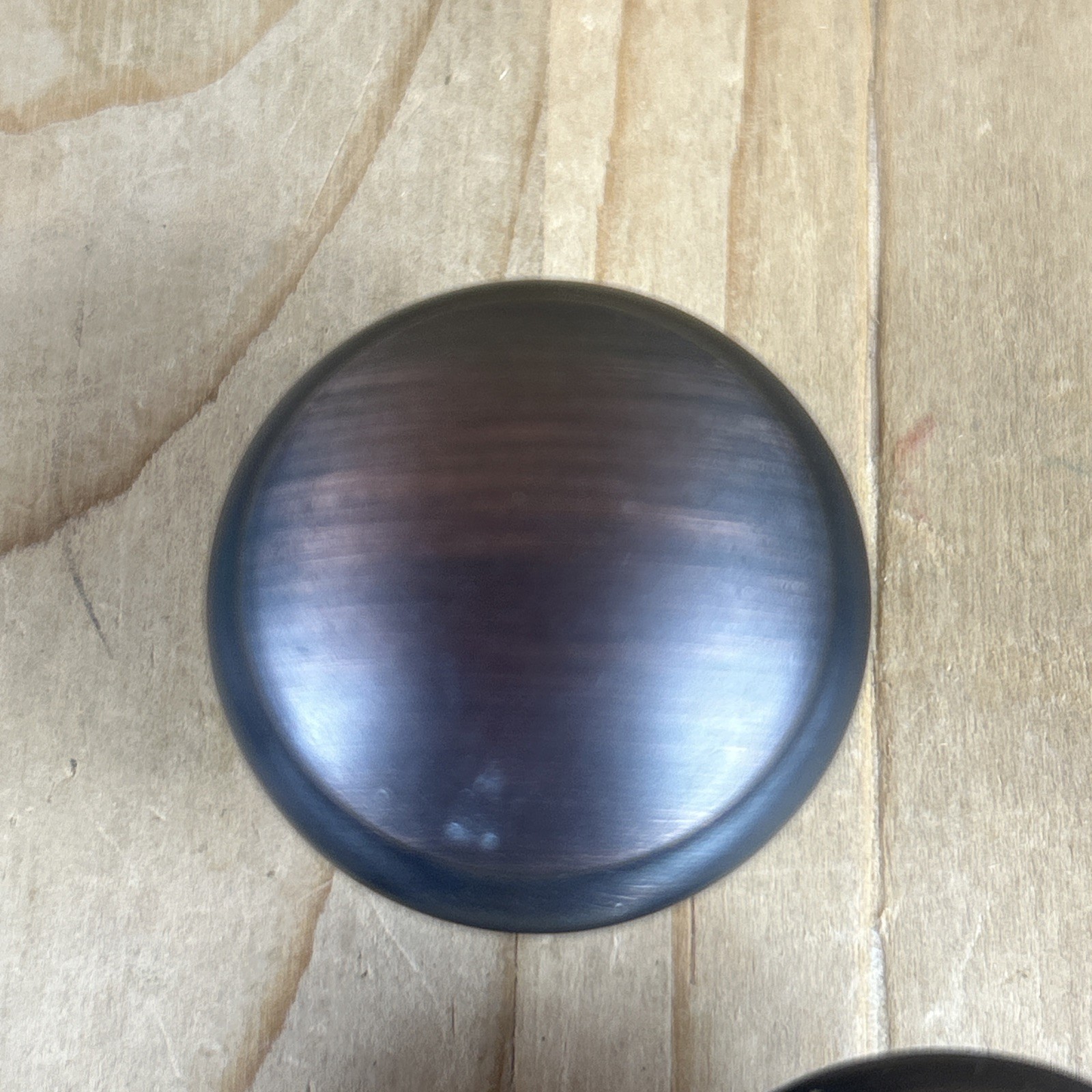 Round Mushroom Drawer Cabinet Knobs Set Of 2 Oil Rubbed Bronze 1.25 Inch