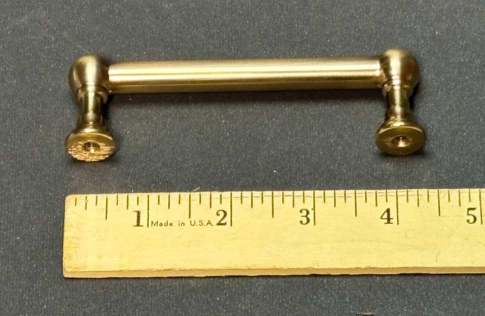 khtumeware 16 Pack Brushed Brass Cabinet Pulls 3-1/2 Inch(89MM)
