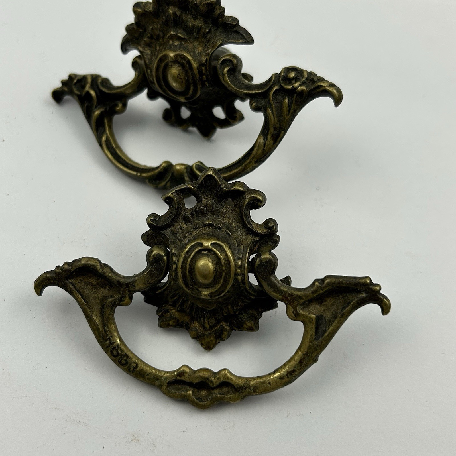 Antique Keeler Brass (KBC) H553 Drawer Pulls & Art Nouveau Hardware Salvage Lot