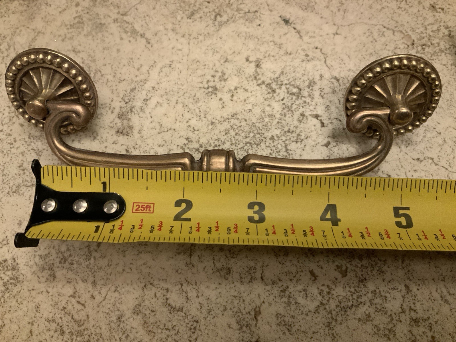 Lot of 8 Keeler Drawer Pulls Antique Brass Victorian Art Deco Drop Bails 5’’ OC