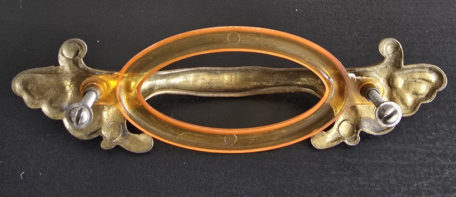Set of 7 Vintage Art Deco Waterfall Drawer Pulls
