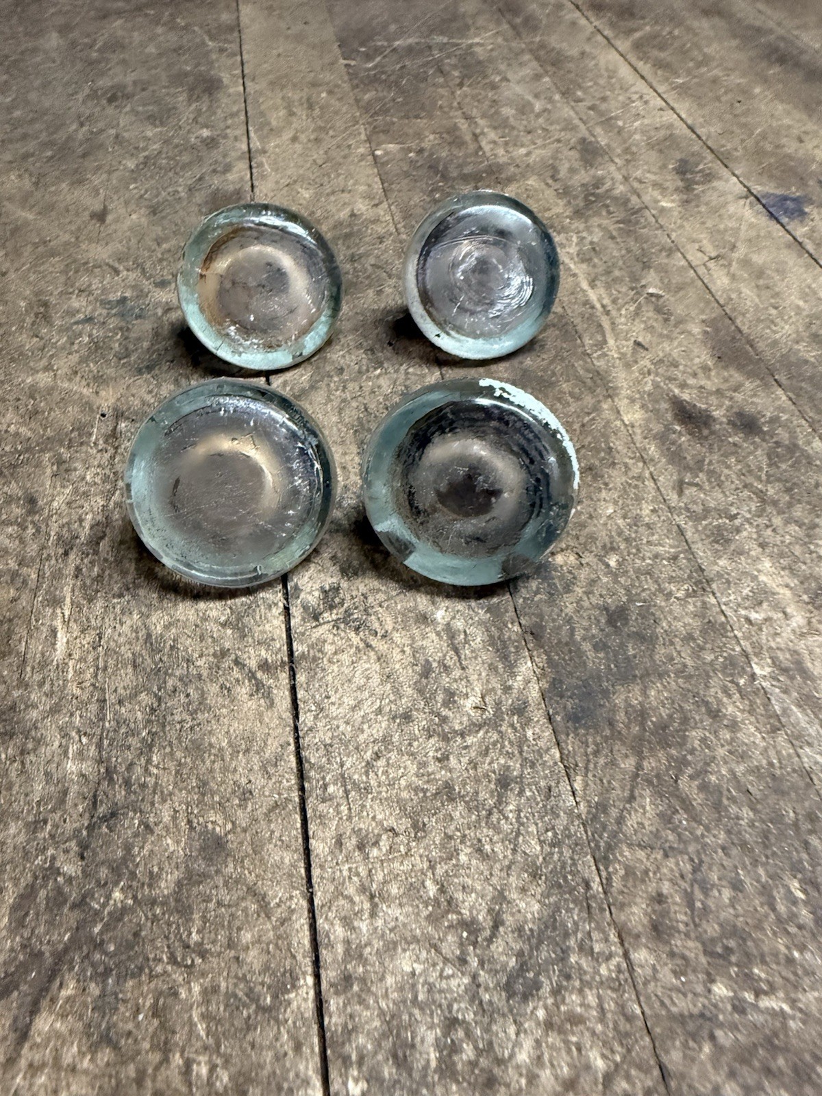 Antique Old Victorian Cabinet Drawer Pulls Glass Knobs Handles Hardware Lot USA
