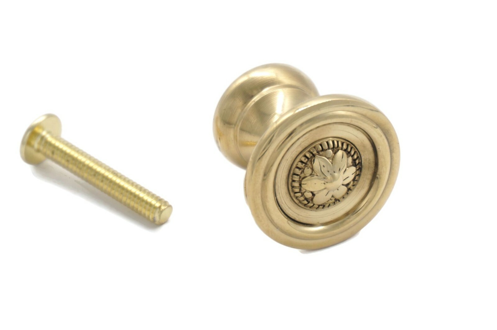1″ Victorian Drawer Knob Furniture Drawer Knob Boat Cabinet Knob Solid Brass