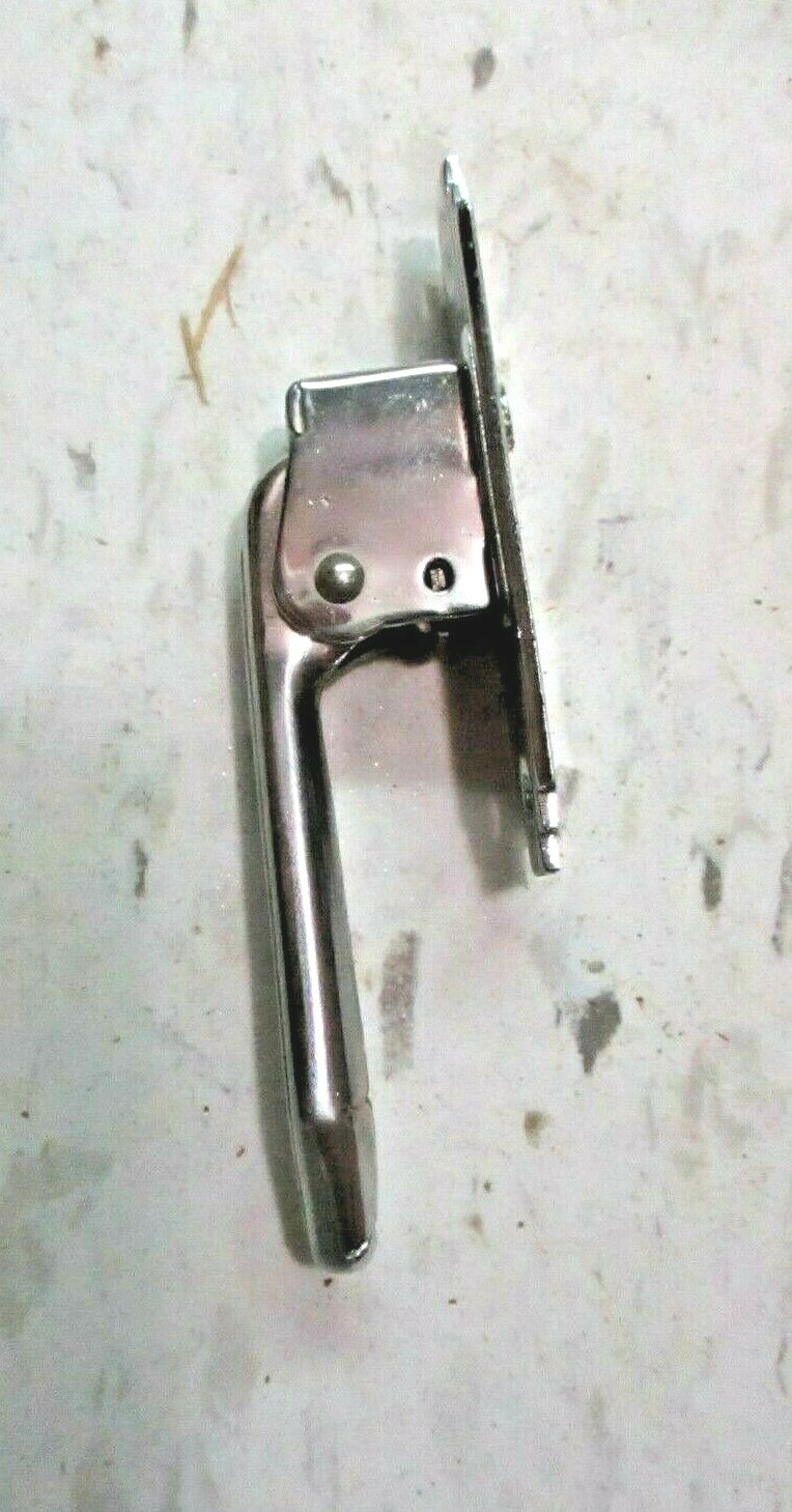 National 707 Stair Stepped 1940 Chrome Mechanical Cabinet Door Pull Latch 1 MCM